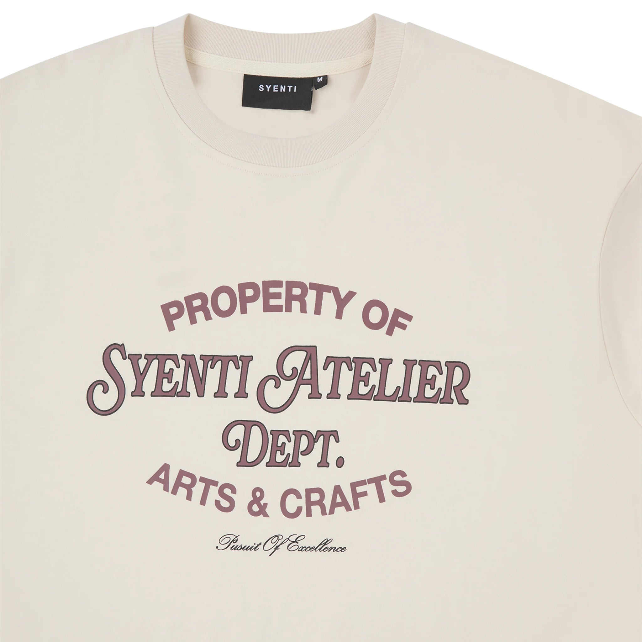 Stylish Syenti Atelier Light Stone T-Shirt for Men & Women | Soft Cotton Casual Tee for Everyday Wear, Street Style & Outfits