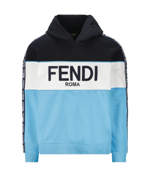 Fendi Men's Cotton Multicolor Hooded Sweatshirt - FAF661AN5W F1KRV | Casual Streetwear & Luxury Fashion for Everyday Wear