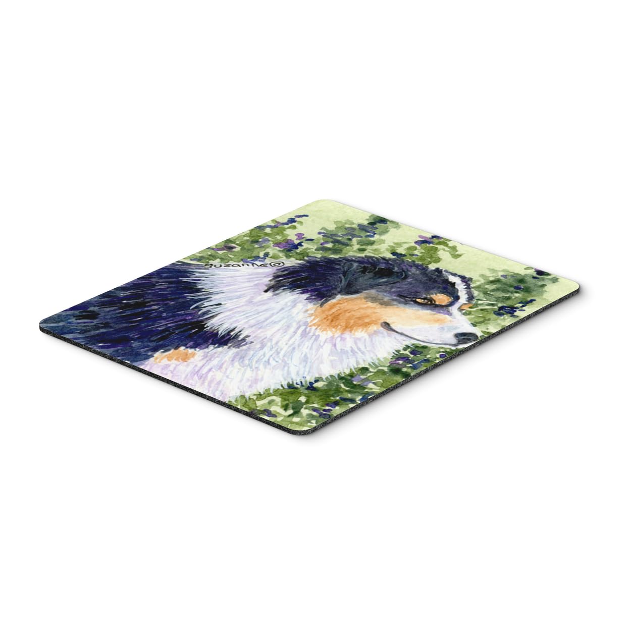 Australian Shepherd Mouse Pad & Hot Pad - Washable Large Non-Slip Desk Mat for Home Office, Gaming & Computer Work | Cute Dog Design Trivet for Kitchen & Workspace