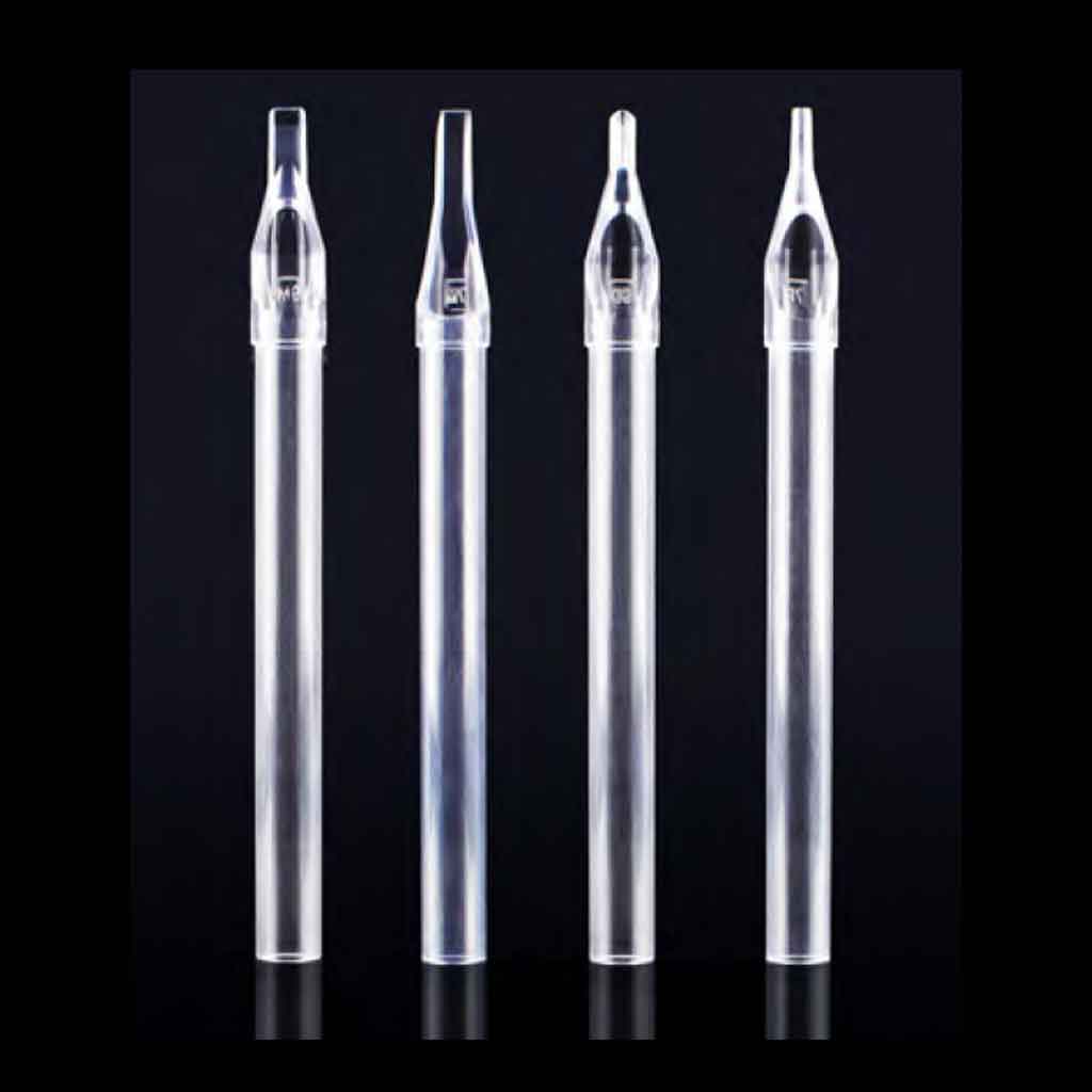 Disposable Long Clear Nail Tips - 50pcs/Box for Acrylic Nails & Professional Manicures | Perfect for Salon, Home Use & DIY Nail Art