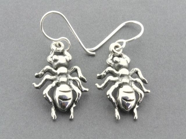 Ant Drop Earrings Sterling Silver - Elegant Handmade Jewelry for Women, Perfect for Parties & Everyday Wear
