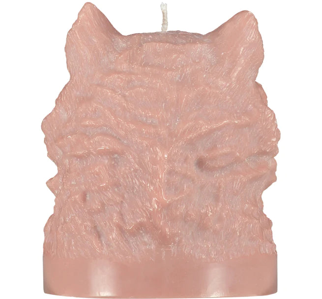 Wolf Bust Candle - Gothic Home Decor, Unique Animal Sculpture Candle for Halloween, Gothic Parties & Dark Aesthetic Room Decor - Perfect for Spooky Home, Witchy Altar & Vampire Themed Events