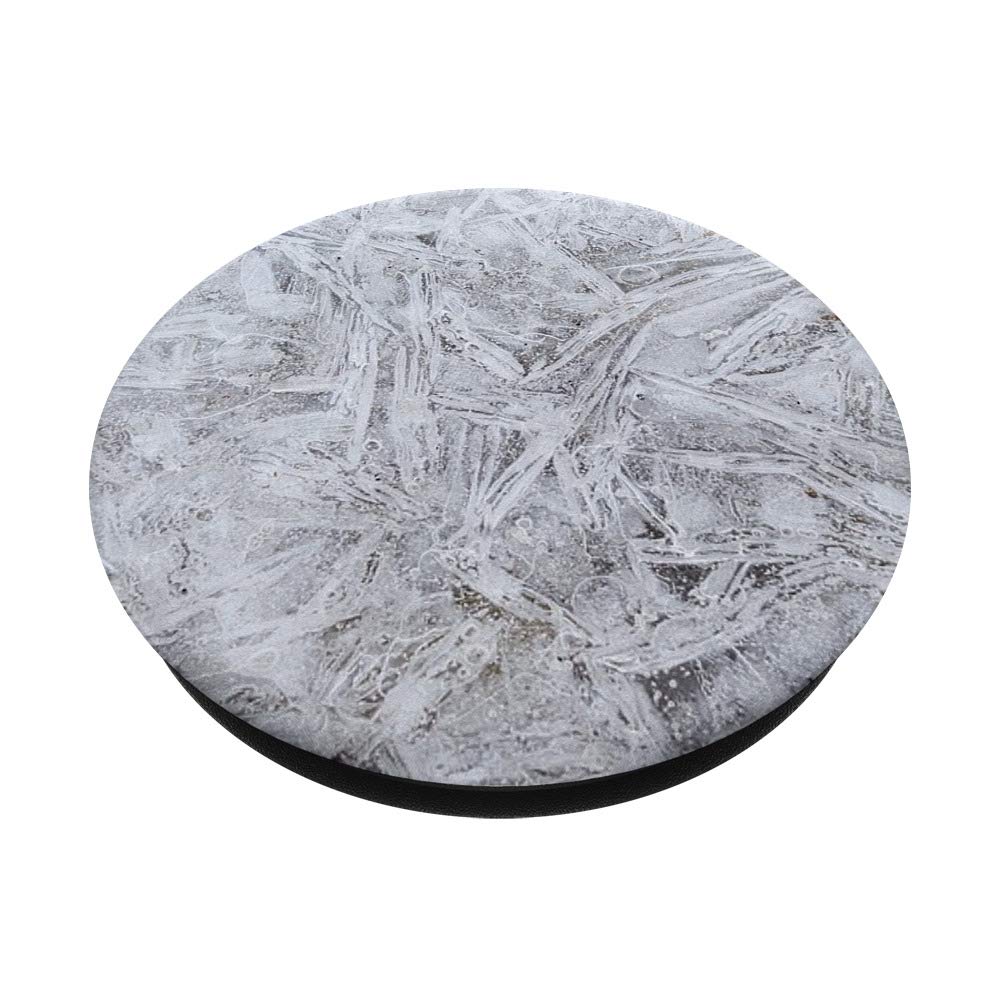 White Winter Ice Frost Motive - Elegant Winter-Themed Design for Home Decor, Holiday Gifts & Seasonal Celebrations