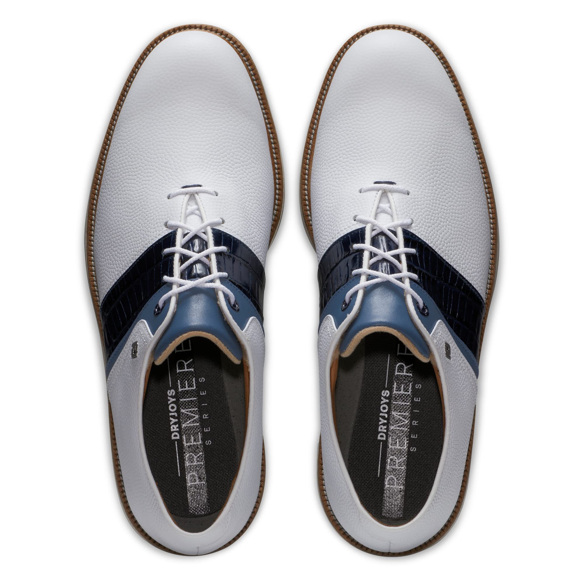 FootJoy Men's Premiere Series Packard Golf Shoes - Waterproof Spiked Golf Shoes for Men with Superior Comfort & Traction | Perfect for Professional Golfers & Weekend Players on the Course