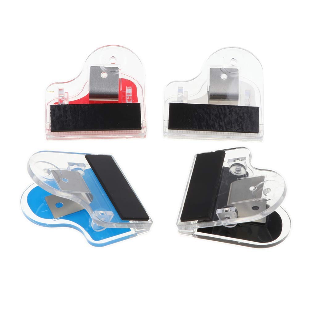 4-Pack Reusable Food Bag Clips for Kitchen, Office & Home - Seal Chips, Snacks, Cereal & More | Airtight Storage Solution