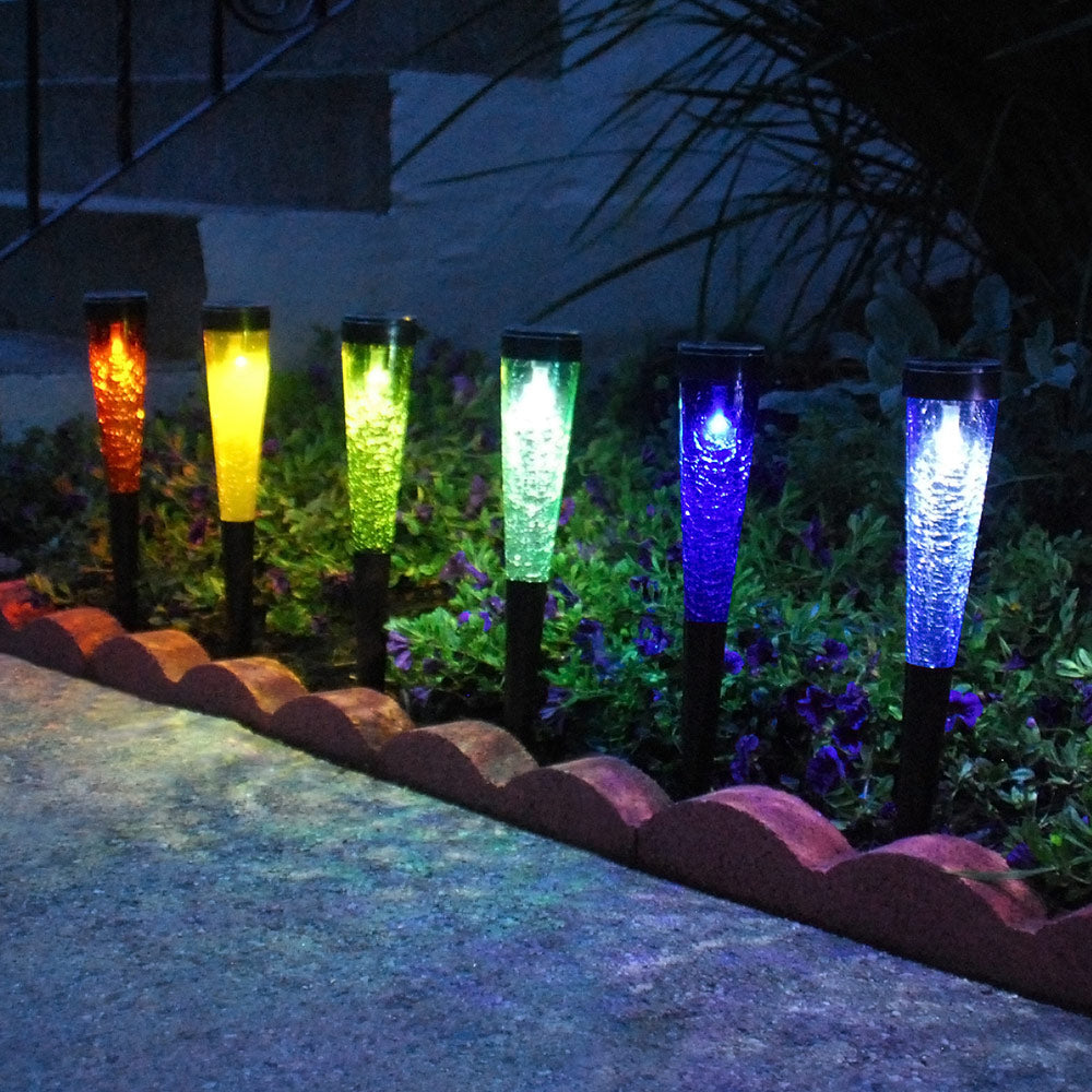 Solar Sparkle Cones 3 Pack - Outdoor Solar Garden Lights for Pathway, Yard, and Patio Decoration | Weatherproof & Energy-Efficient Landscape Lighting