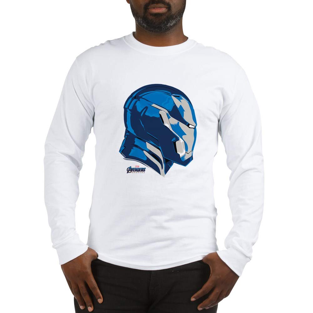 Iron Man Long Sleeve T-Shirt for Men - Marvel Superhero Graphic Tee - Comfortable Cotton Shirt for Cosplay, Gifts, and Casual Wear