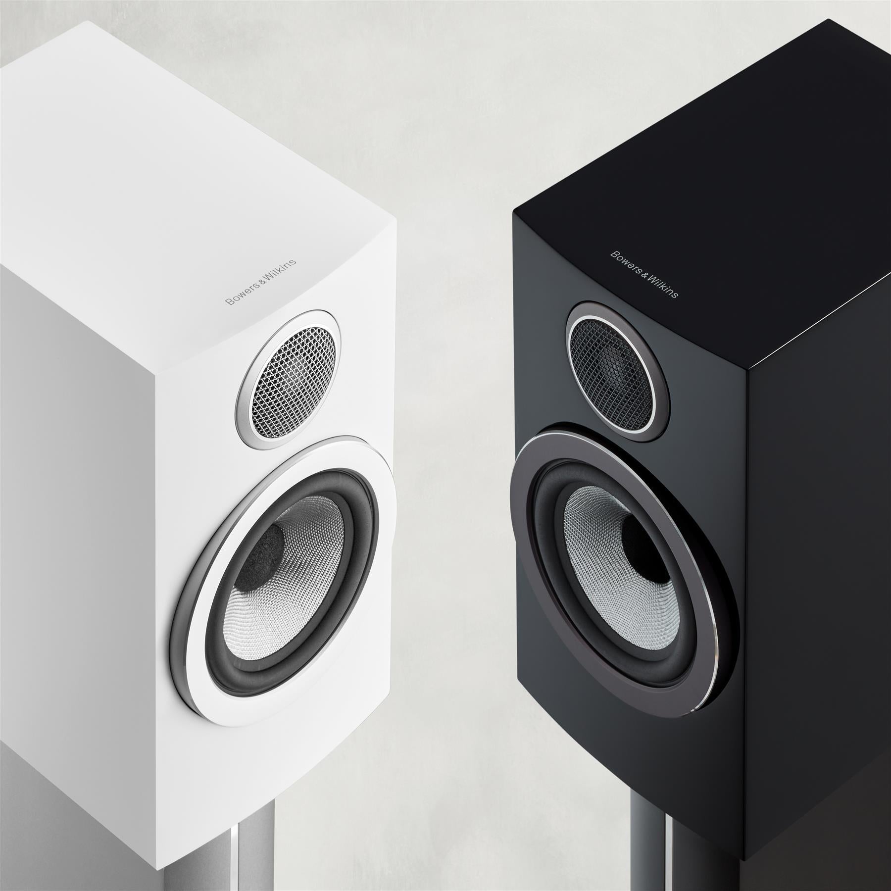 Bowers & Wilkins 707 S3 Bookshelf Speakers (Pair) - Premium Hi-Fi Audio for Home Theater & Music Listening - B-Stock Discount
