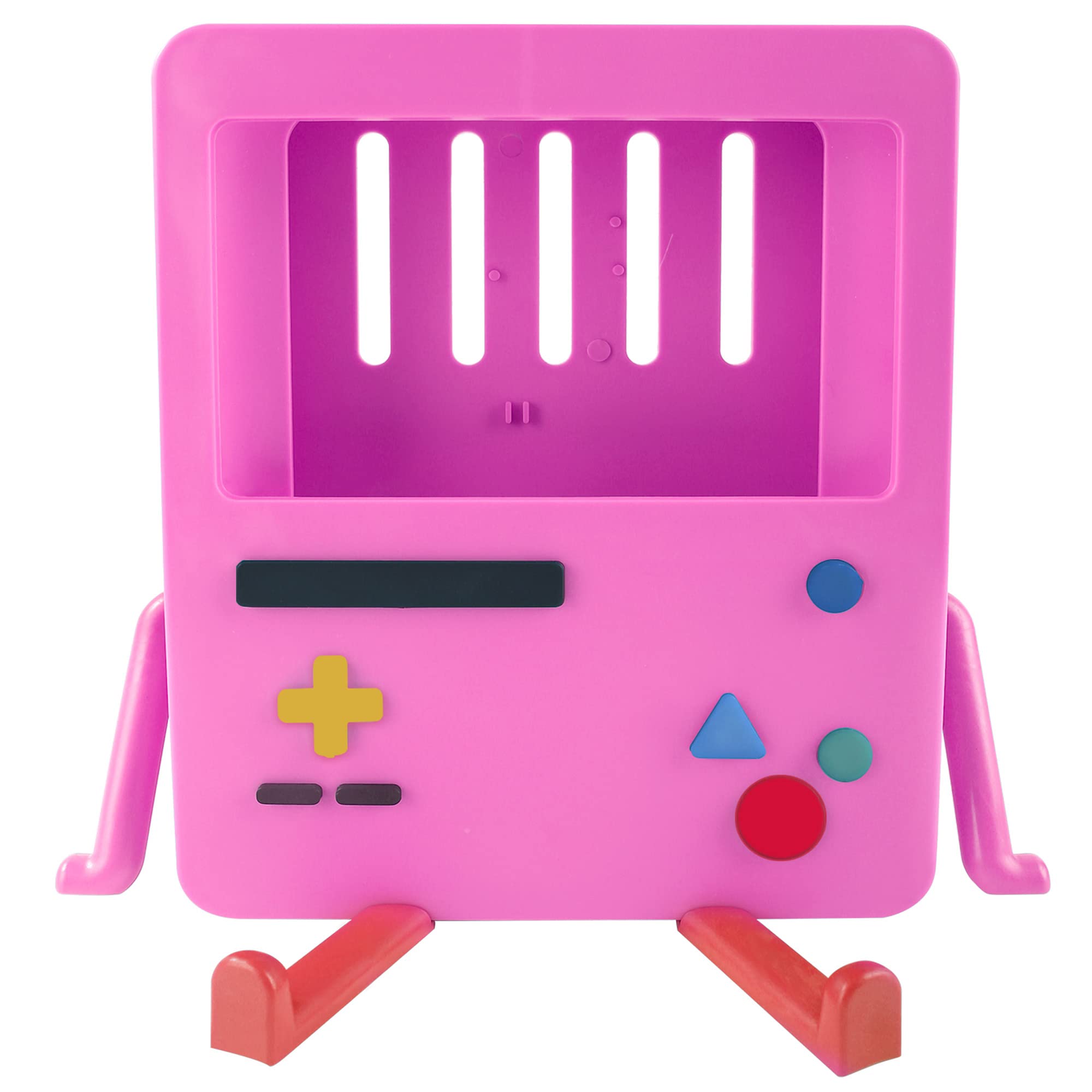 **Nintendo Switch OLED Charging Stand - Portable Dock & Playstand with Cute Holder - Compatible with Switch OLED Accessories - Video Game Room Decor & Protector - Perfect Gift for Men, Women, Kids, Boys, Girls & Adults (Pink) - Ideal for Gaming, Travel & Home Decor**