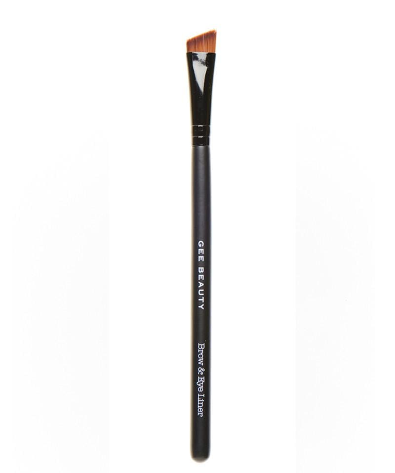 Professional Eyebrow & Eyeliner Brush Set - Precise Angled Brow Brush and Fine Tip Eyeliner Brush for Flawless Makeup Application - Perfect for Eyebrow Shaping, Eyeliner Drawing, and Smokey Eye Makeup