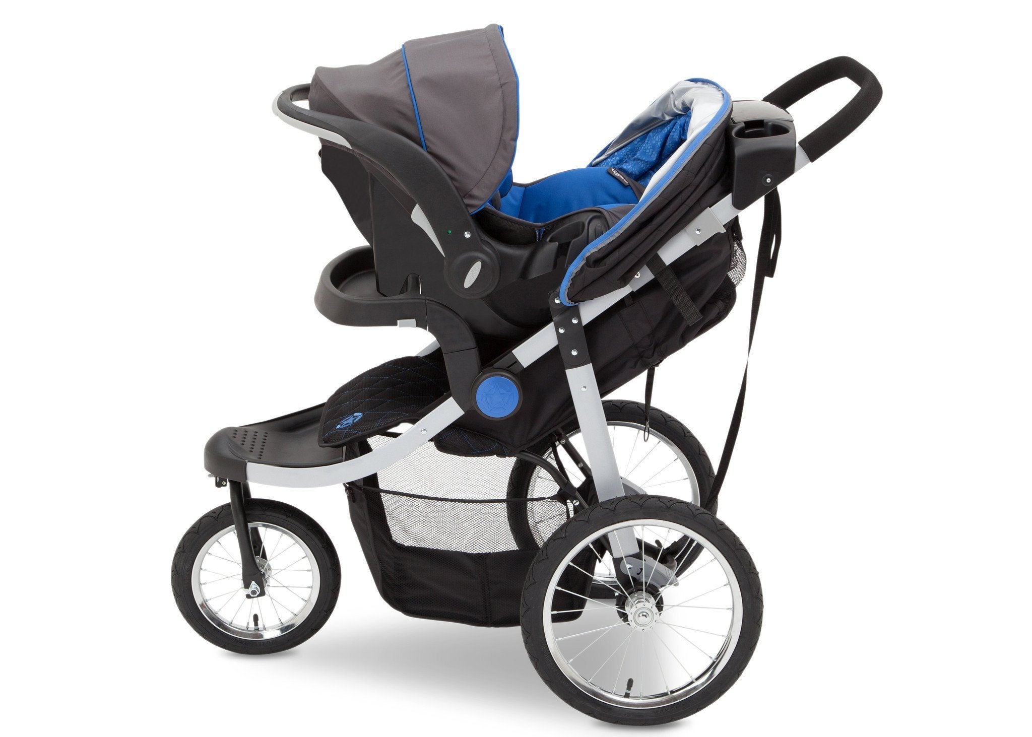 J is for Jeep® Brand All-Terrain Jogging Stroller for Cross-Country Running - Perfect for Outdoor Adventures, Trail Jogging & Family Walks