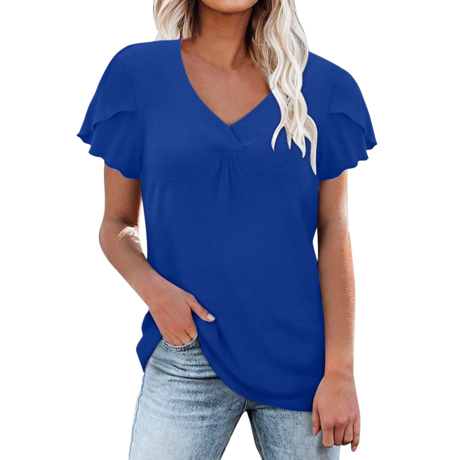 Women's Casual Short Sleeve T-Shirt - Breathable Summer Blouse & Tank Top for Daily Wear | Perfect for Beach, Office & Outdoor Activities