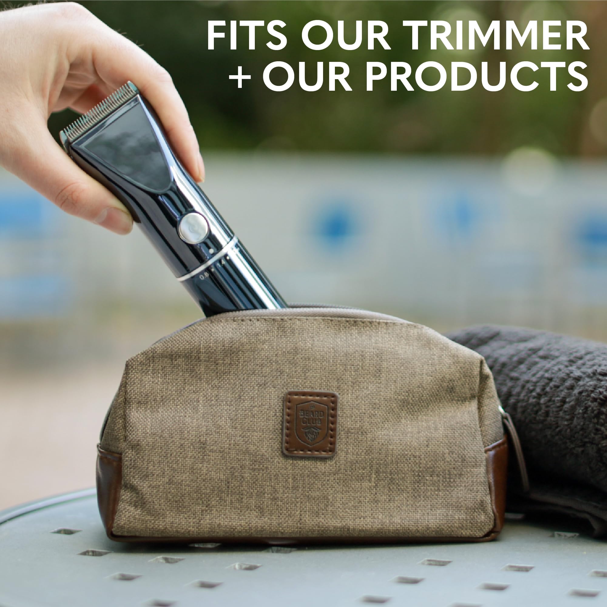Premium Men's Travel Toiletry Bag - Durable & Lightweight Grooming Organizer for Shaving Kit, Shower Essentials & Bathroom Accessories | Perfect for Business Trips, Gym & Vacation Packing