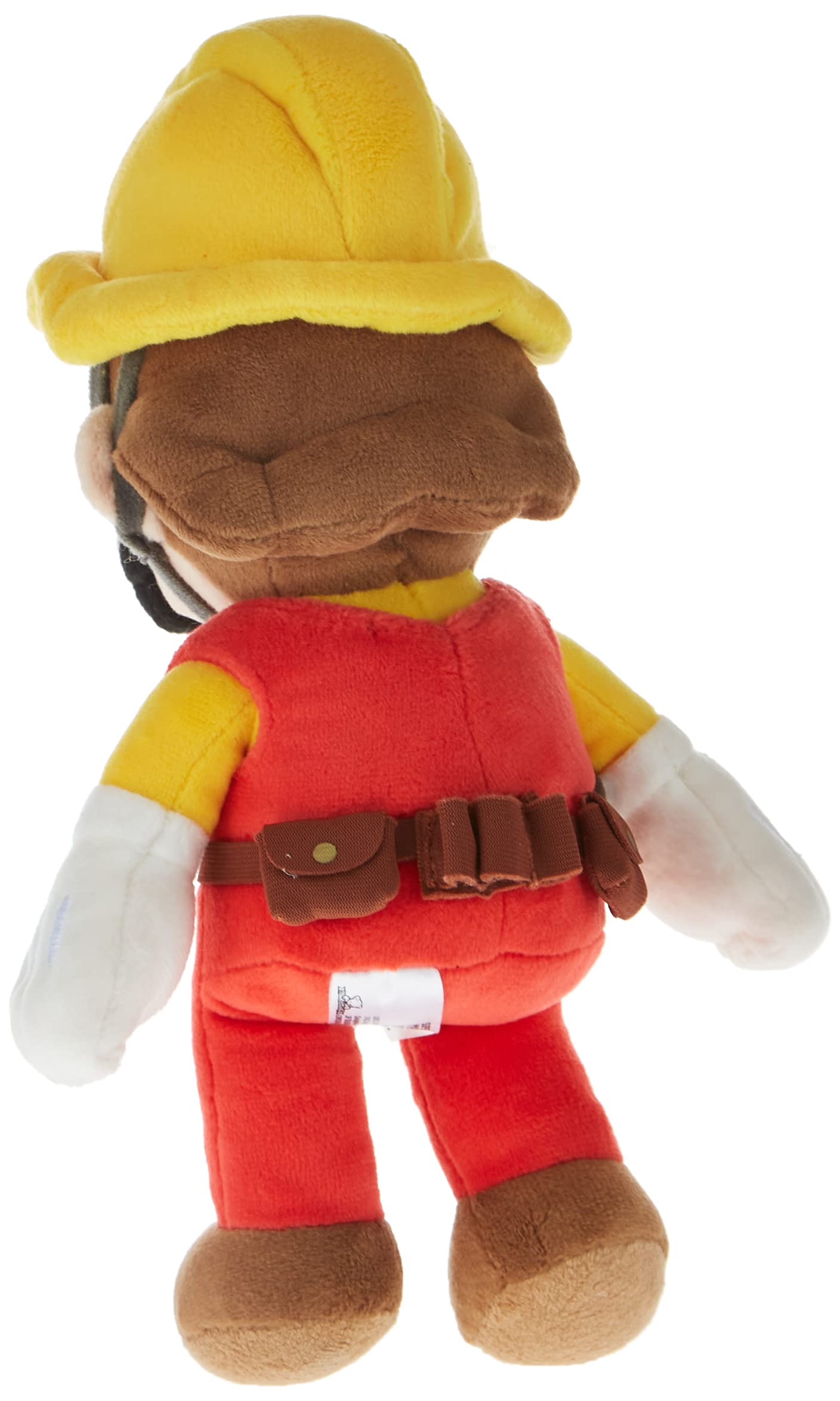 Super Mario Maker 2 Builder Mario Plush Toy - 9.5 Inch Yellow Stuffed Doll | Official Nintendo Licensed Collectible | Perfect for Gaming Room Decor, Birthday Gifts & Mario Fans Collection