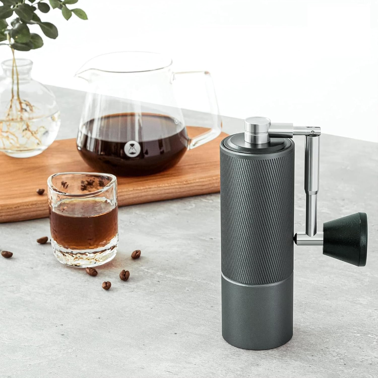 TIMEMORE Chestnut C2 Manual Coffee Grinder - Adjustable Stainless Steel Conical Burr, Double Bearing, 25g Capacity - Perfect for Pour Over, French Press, Espresso & Travel | Great Coffee Gift for Home & Office Use