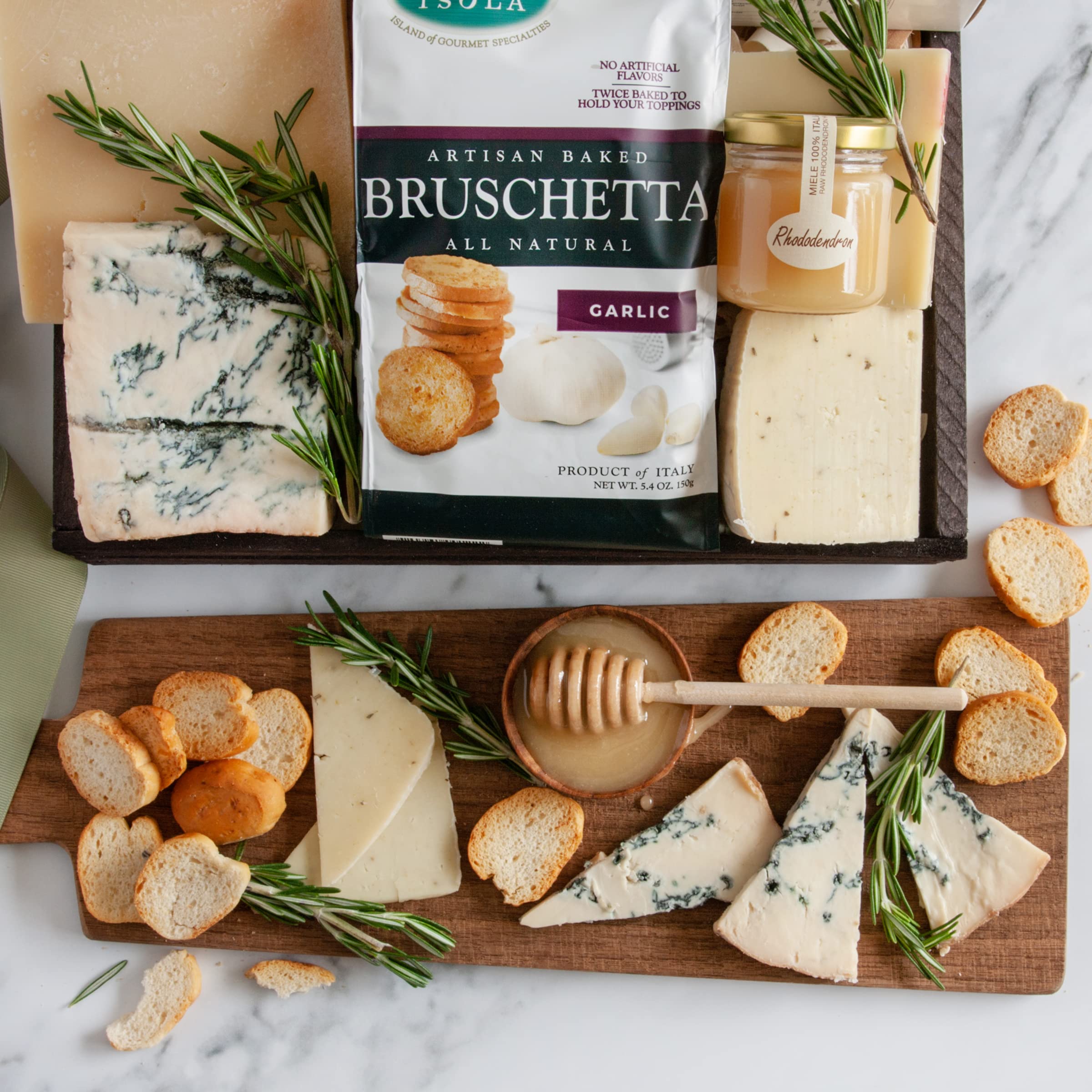 Authentic Italian Countryside Cheese Gift Tray - Premium Artisanal Cheeses from Italy - Perfect for Holiday Gifts, Gourmet Platters & Wine Pairings