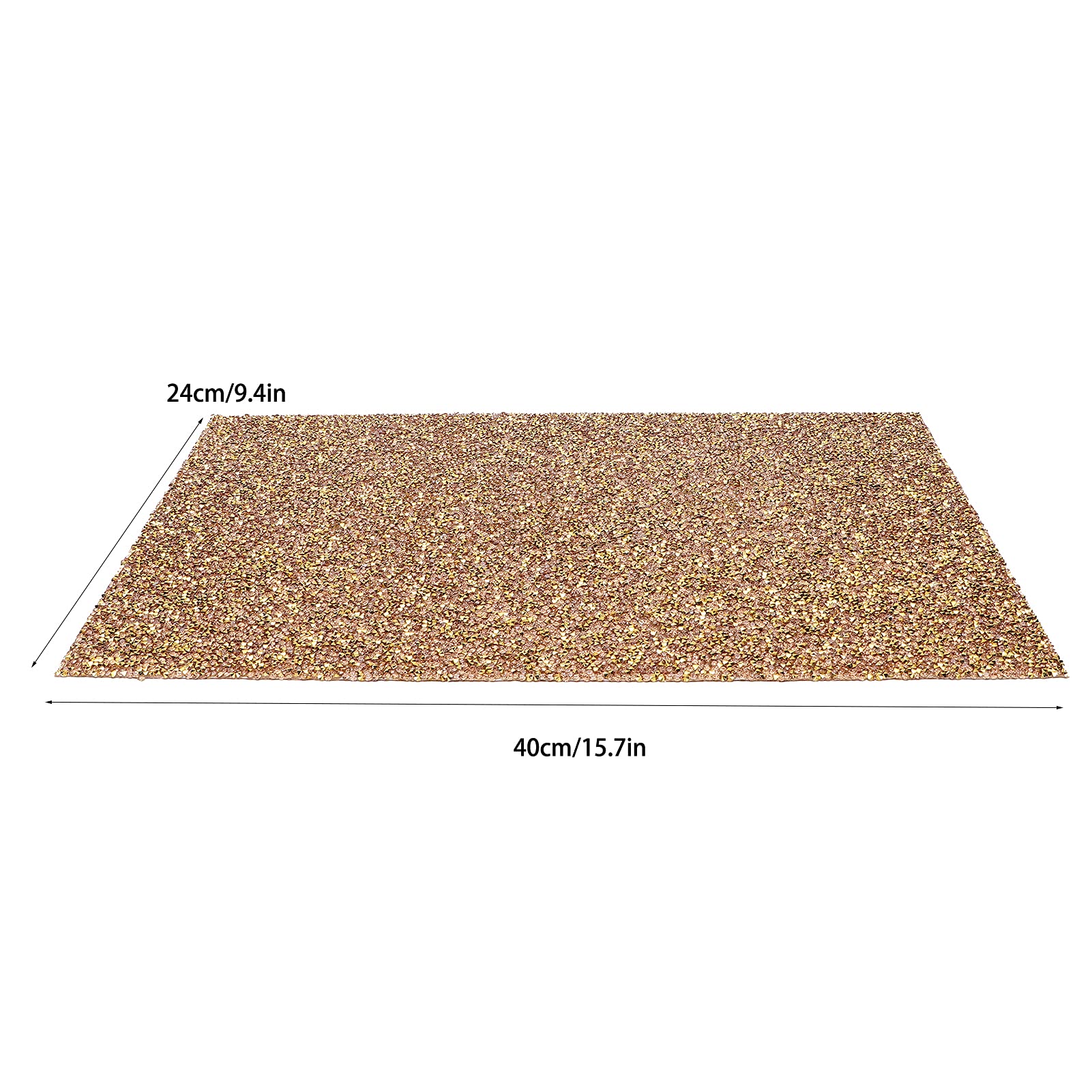 Durable Lightweight Nail Art Hand Rest Mat - Professional Salon & Home Nail Arm Rest Desk Pad for Women & Girls (Gold Diamond Design) - Perfect for Gel Polish, Acrylic Nails & Manicures