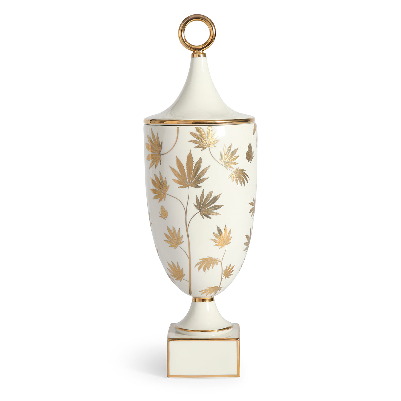 Premium Botanist Ganja Urn - Handcrafted Ceramic Storage Jar for Aromatherapy & Herbal Preservation | Perfect for Cannabis, Tea Leaves & Spices | Home Decor & Wellness Essential