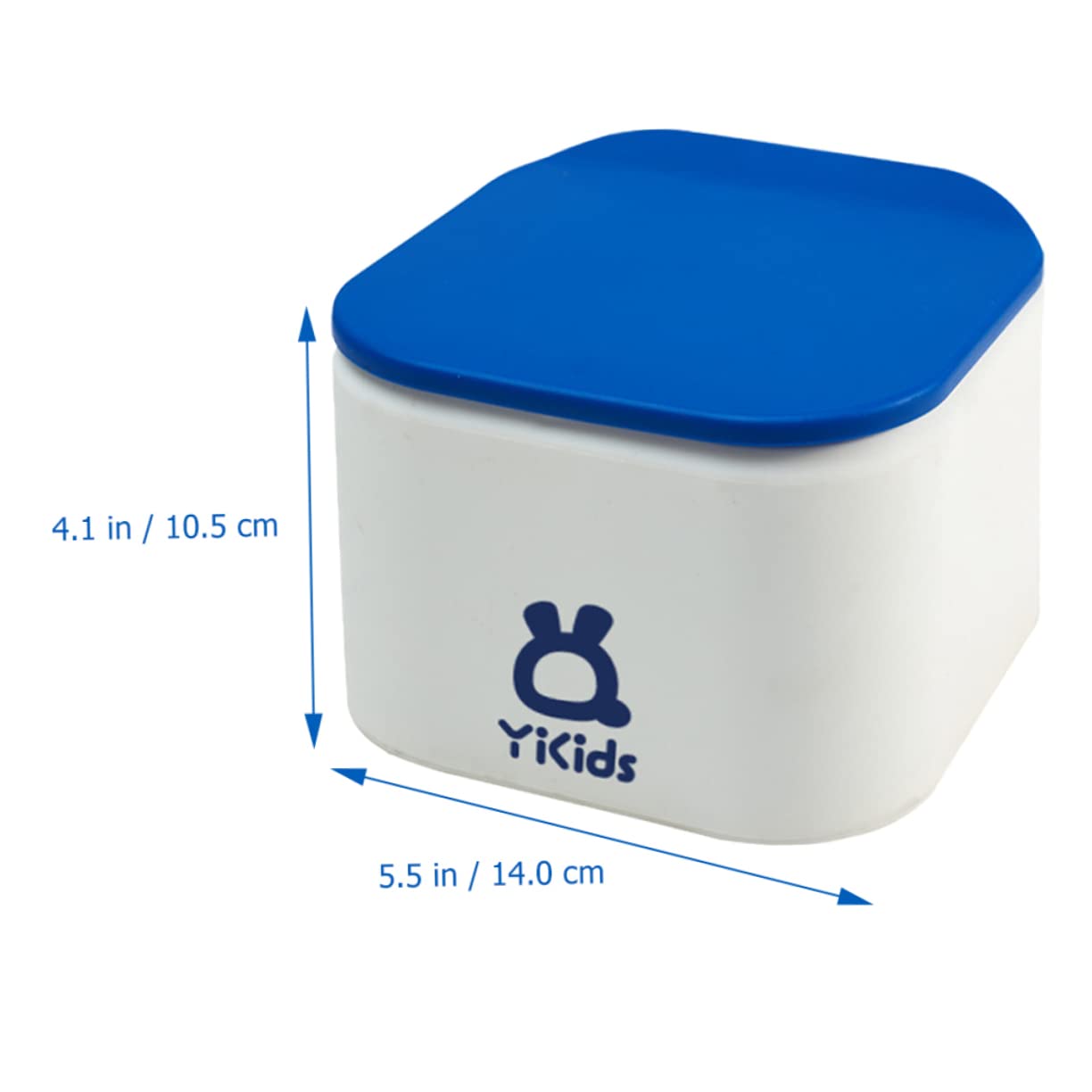 PRETYZOOM Desktop Storage Box - Refillable Wet Wipes Dispenser Case with PP Blue Design | Perfect for Office, Baby Care & Travel Organization