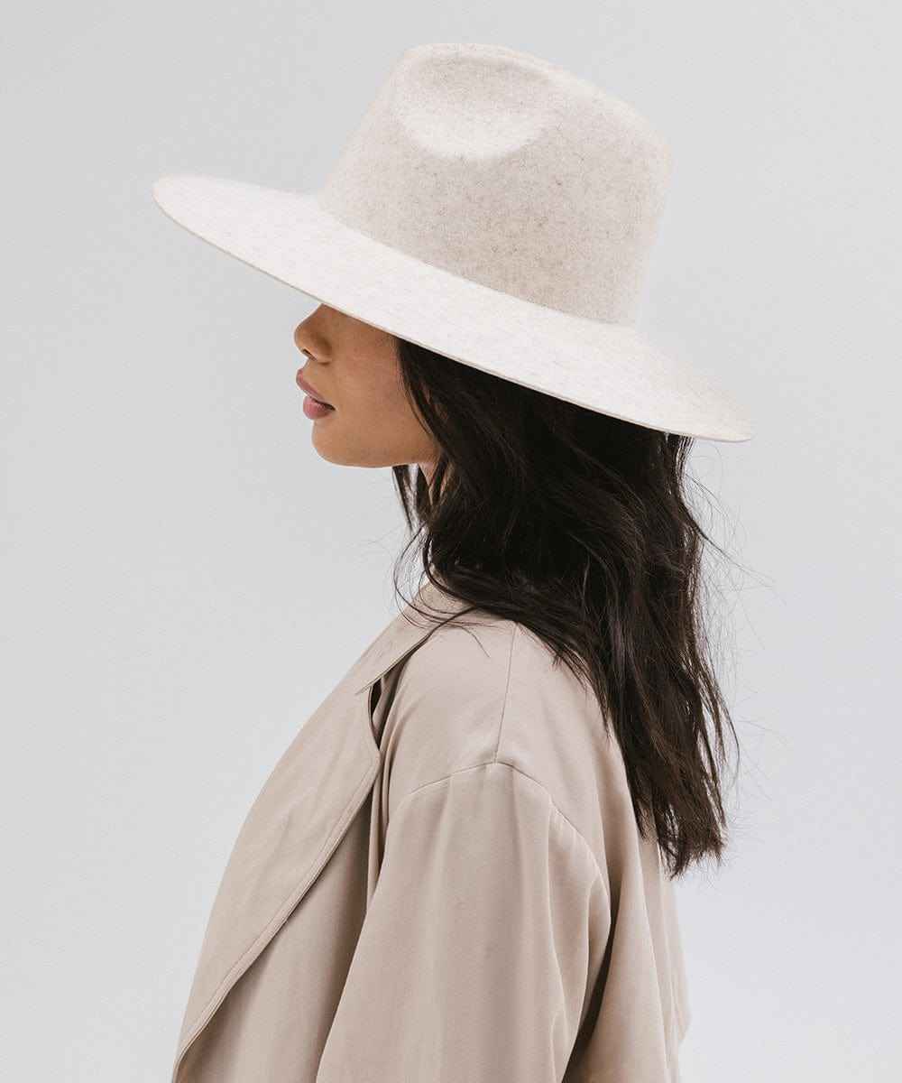 Emma Wide Brim Fedora Hat for Women - Stylish Sun Hat with UPF 50+ Protection - Perfect for Beach, Outdoor, and Summer Fashion