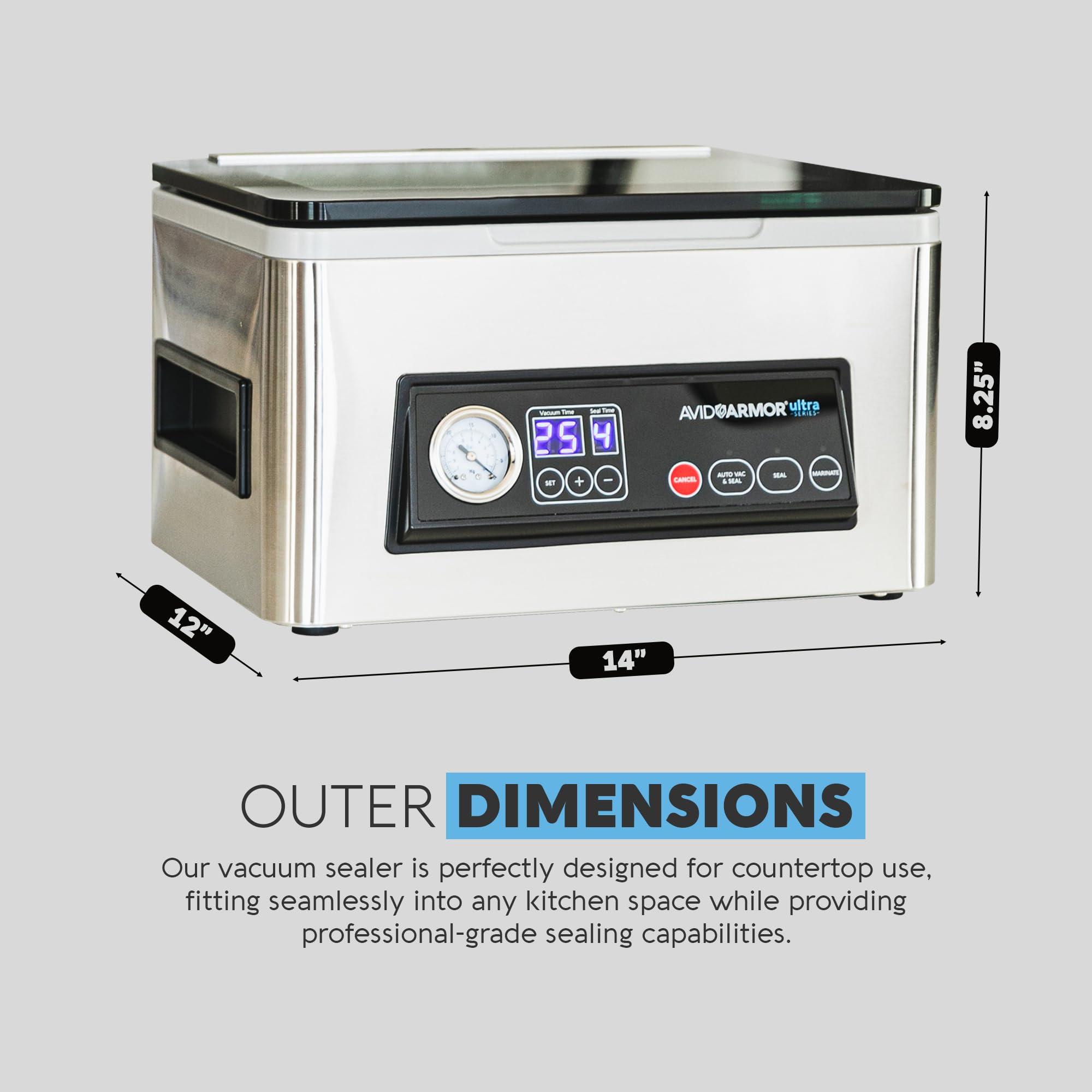 Avid Armor USV20 Ultra Series Chamber Vacuum Sealer Machine - 11.5
