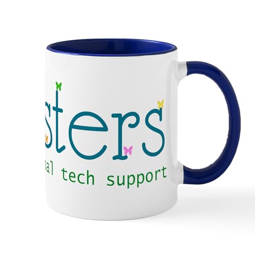 White/Navy Inside - Sisters Mug