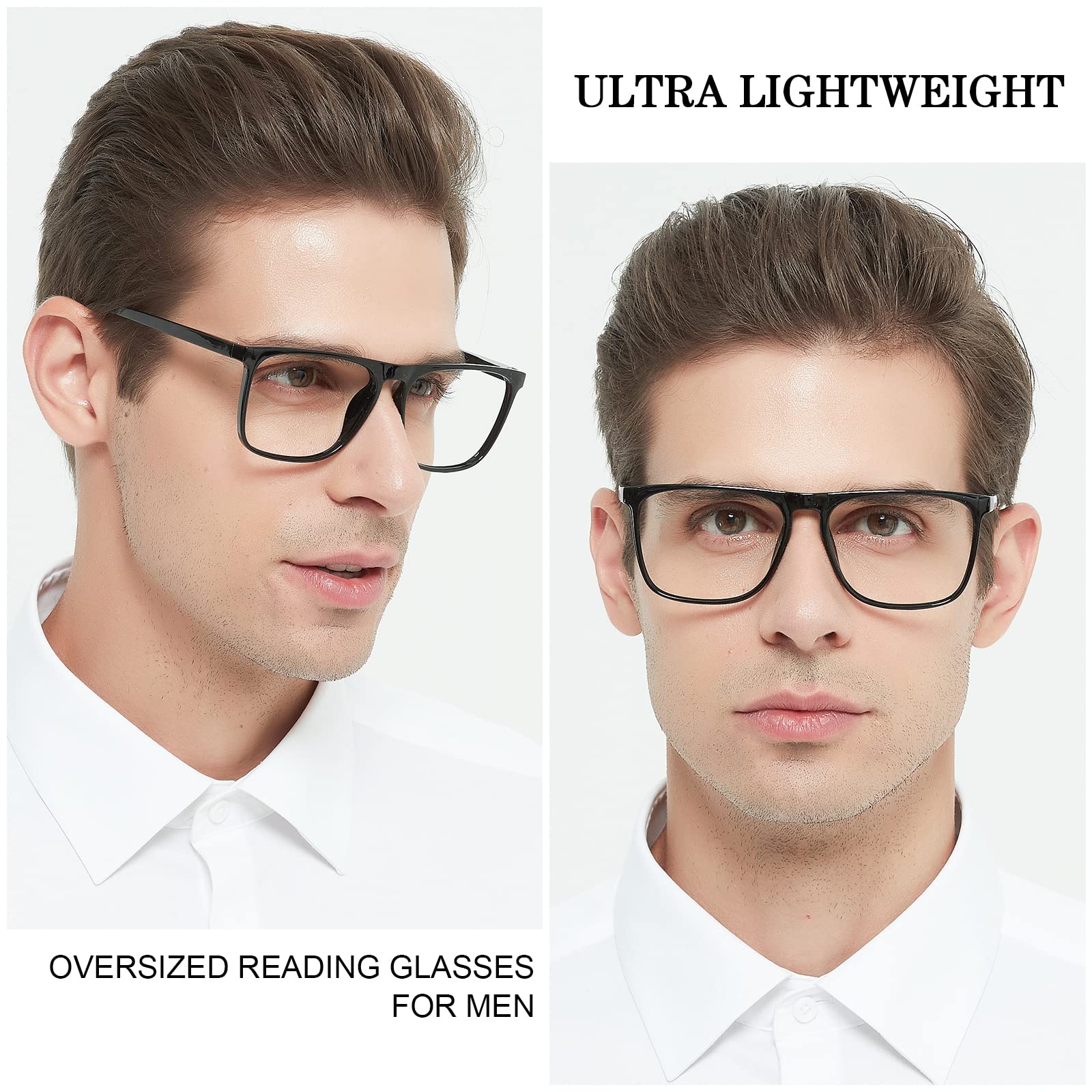 OCCI CHIARI Fashion Reading Glasses for Women & Men - Lightweight Eyeglass Frames with Spring Hinges - Perfect for Reading, Computer Work, and Daily Use