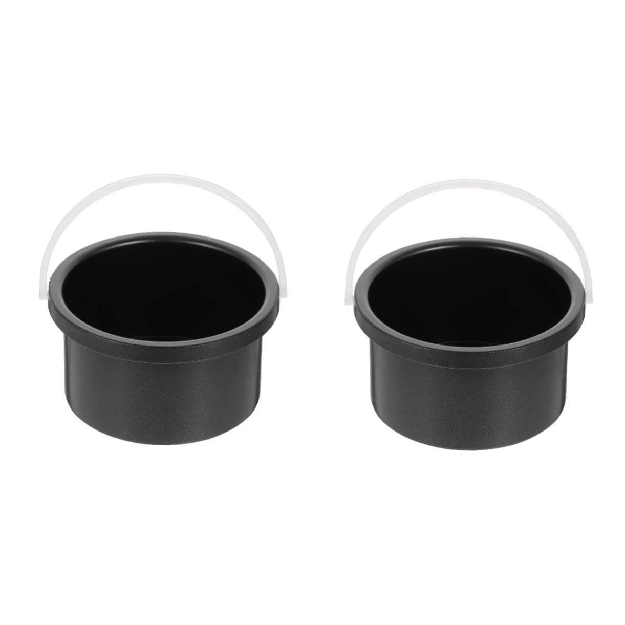 2 Pcs Black Aluminum Wax Warmer Inner Pan - Non-Stick Wax Melting Pot for Wax Beads & Waxing - Practical Wax Heater Container for Salon, Spa & Home Use