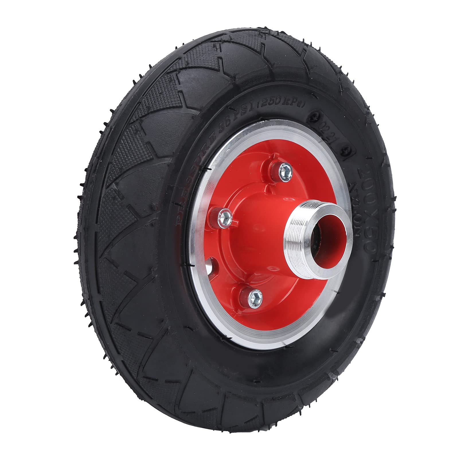 8 Inch Electric Scooter Tire Replacement - 200x50 Rear Hub Wheel with Pneumatic Tire & Inner Tube for E-Scooter | Perfect for Commuting, Urban Travel & Last-Mile Transportation