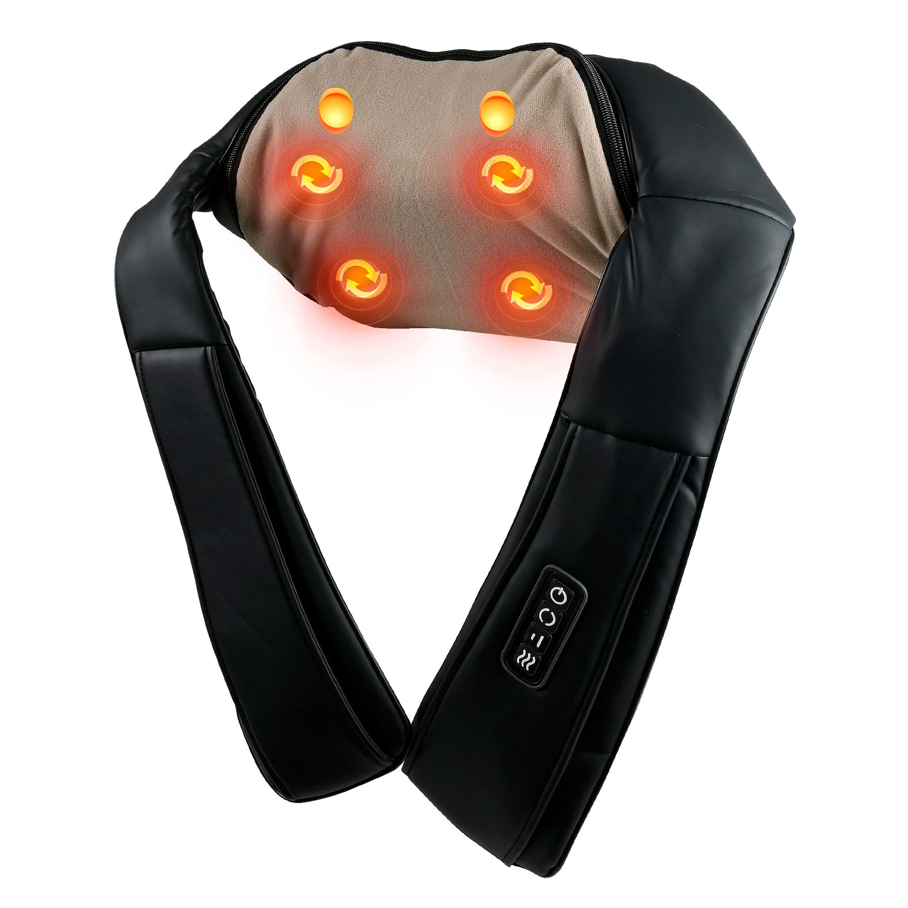 Carepeutic Swedish Total Neck and Shoulder Stress Relieving Massager - Deep Tissue Therapy for Pain Relief & Muscle Relaxation - Perfect for Home, Office & Travel Use