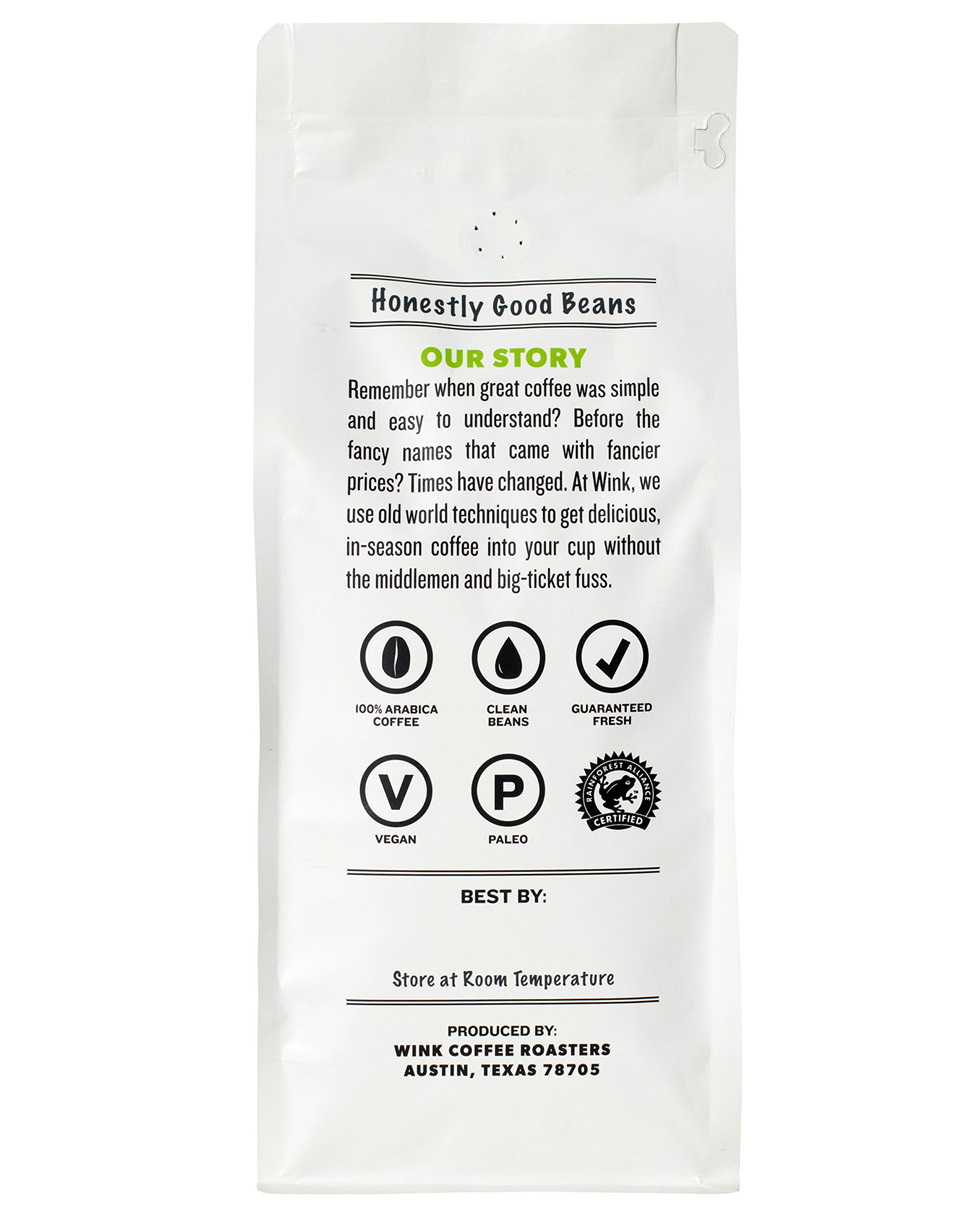 Wink Cold Brew Reserve Whole Bean Coffee - 2.2lb 100% Arabica, Colombian Andes | Perfect for Iced Coffee & Home Brewing