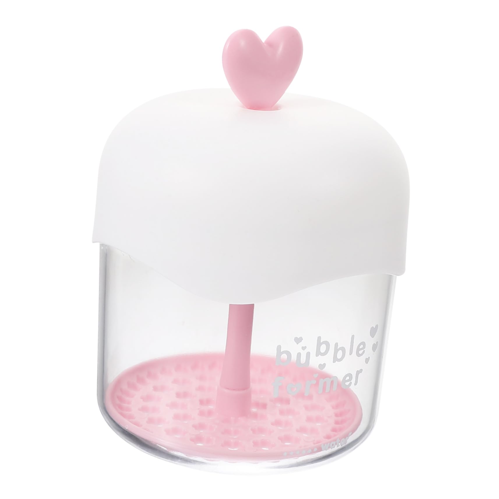 Portable Travel Bubble Foam Maker - Lightweight Facial Cleansing Foamer with Soft Red Material for Skincare Routine | Perfect for On-the-Go & Vacation Use