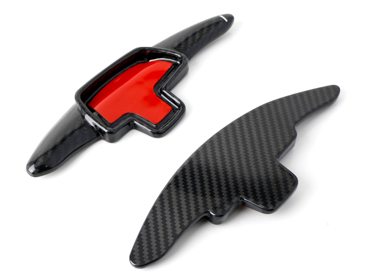 Premium Real Carbon Fiber Steering Wheel Paddle Shifter Extensions for Mercedes C/CLA/E/GLC - Enhance Driving Performance & Style (Racing, Track, Daily Commute)