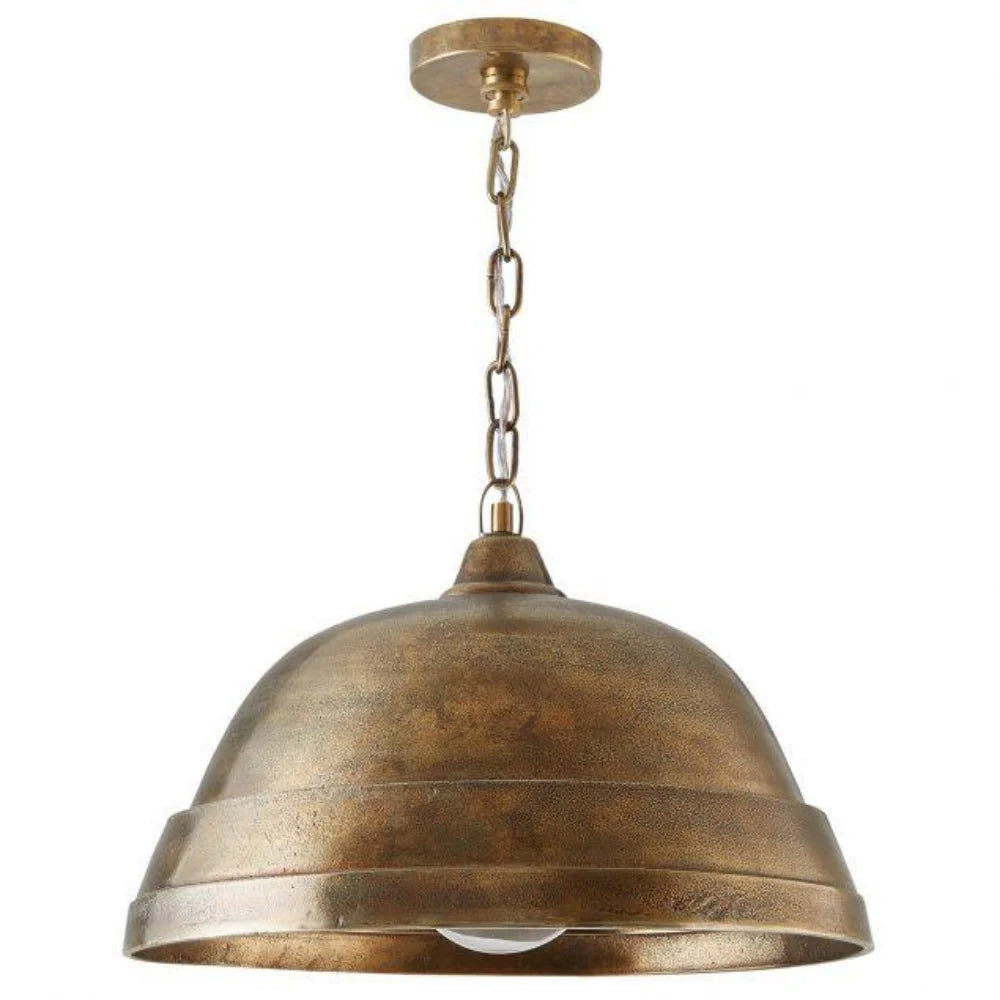 Eustace Pendant Necklace - Oxidized Brass Vintage Jewelry with Open Box | Perfect for Boho Fashion, Gift Giving & Special Occasions