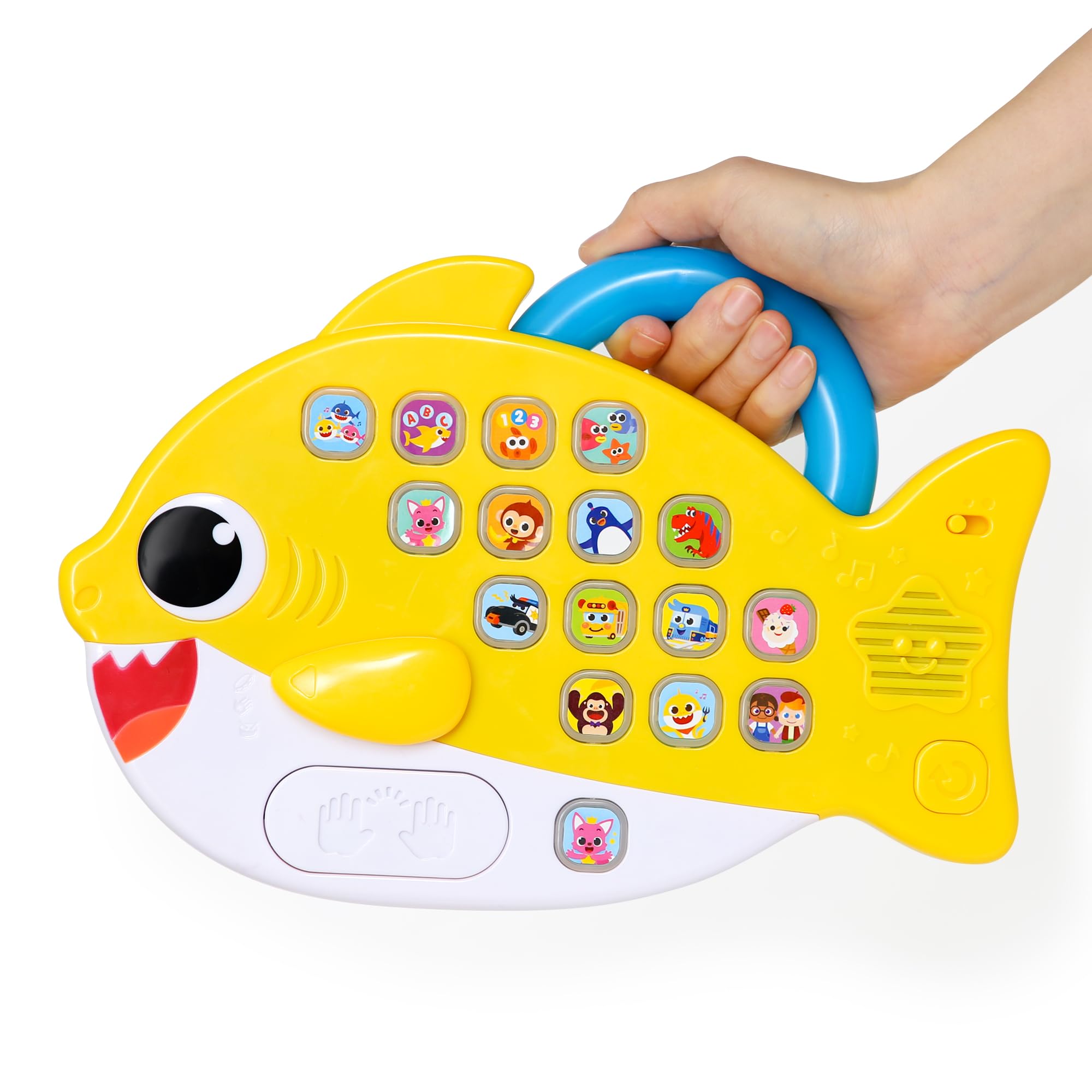 Baby Shark Melody Pad with Lyrics Booklet - Interactive Learning Toy for Toddlers | Educational Musical Toy & Baby Shark Gift for Kids | Perfect for Playtime, Early Childhood Development & Birthday Presents