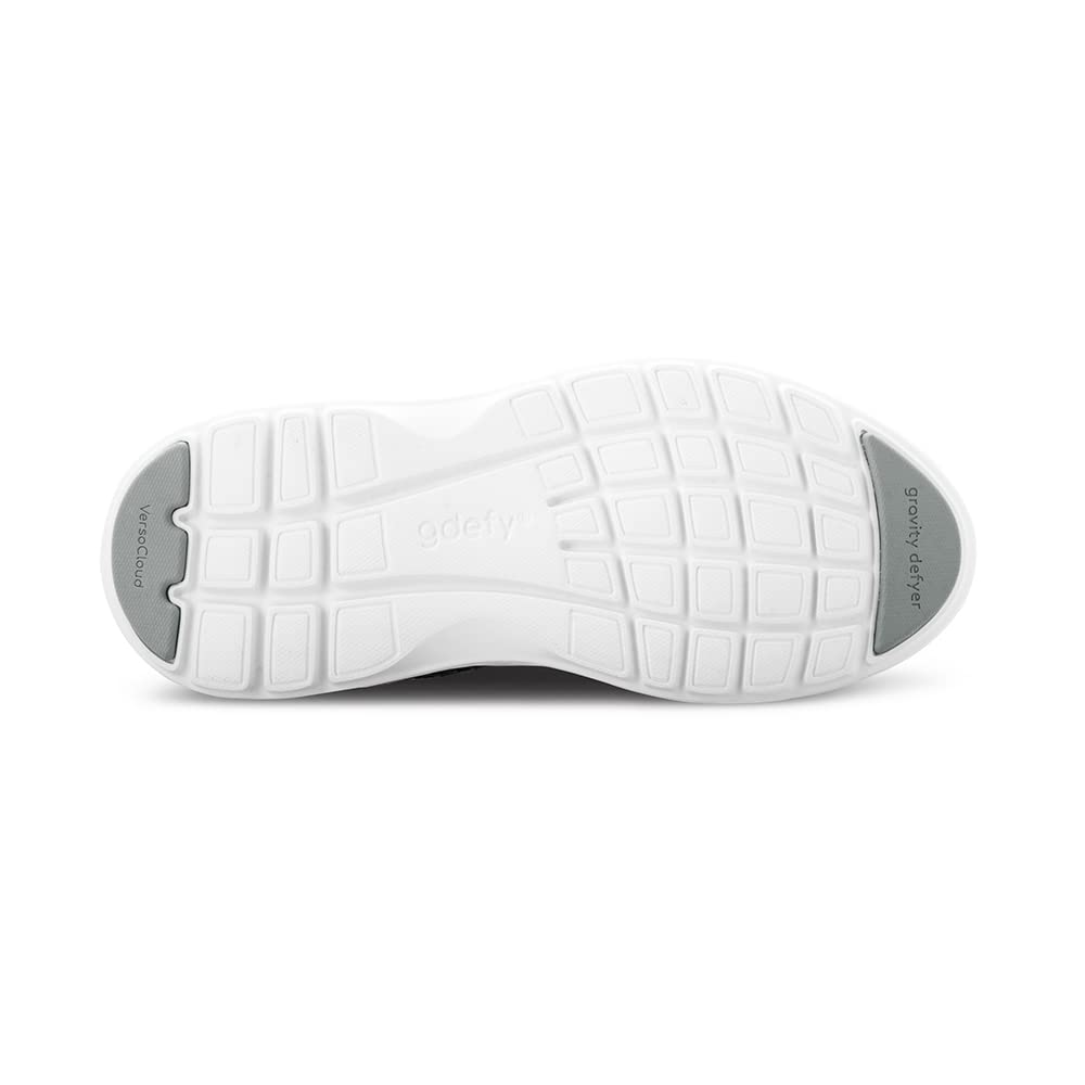 G-DEFY XLR8 Men's Supportive Running Shoes with VersoShock Technology – Arch Support, Wide & Diabetic-Friendly Shoes for Pain Relief from Prolonged Standing/Walking – Ideal for Work, Walking & Running – Free Custom Orthotic Included