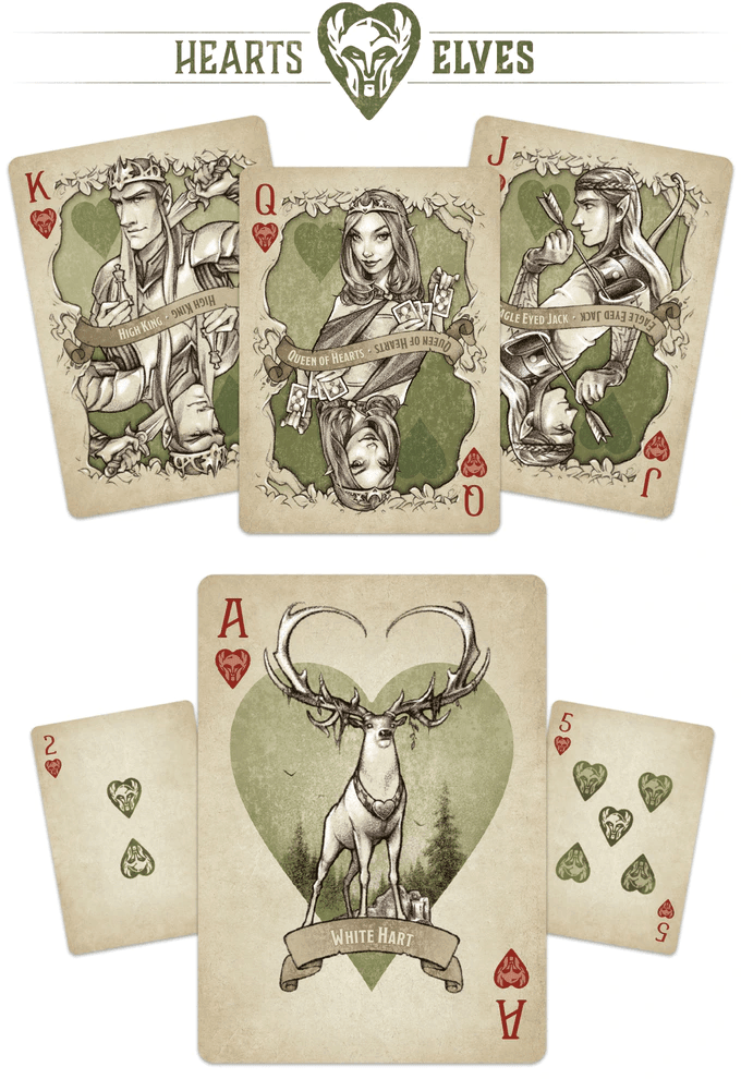 Mythic Kingdoms Premium Playing Cards Set - Fantasy-Themed Deck for Poker, Magic Tricks & Collectors | Perfect for Game Nights & Gifts