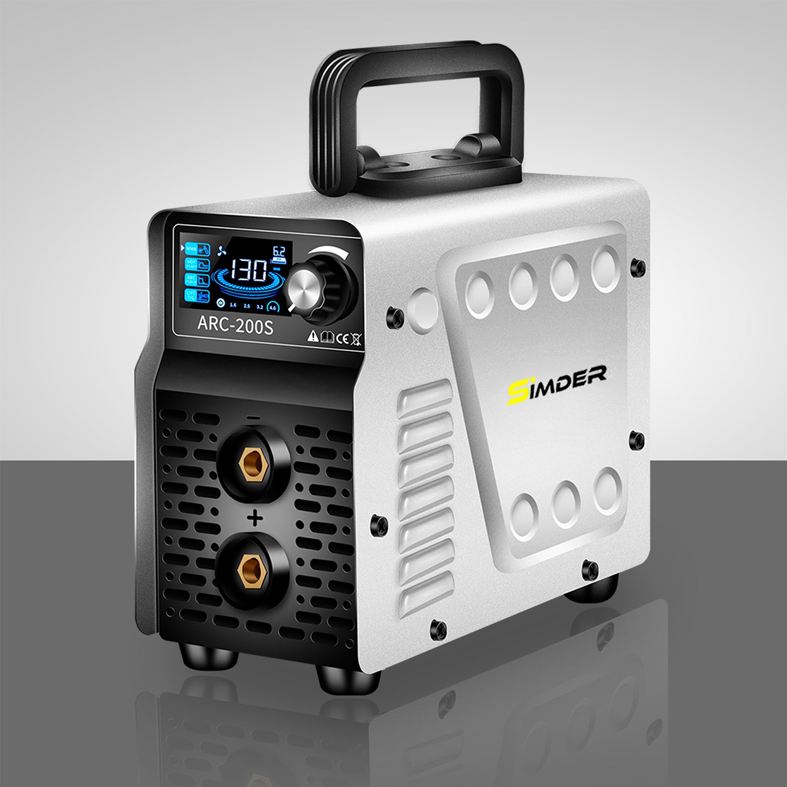 SSimder ARC 200S Stick Welder - 200 Amp Lift TIG/Stick 2-in-1 Welding Machine for Home DIY, Metal Fabrication & Auto Repair | Portable & Lightweight