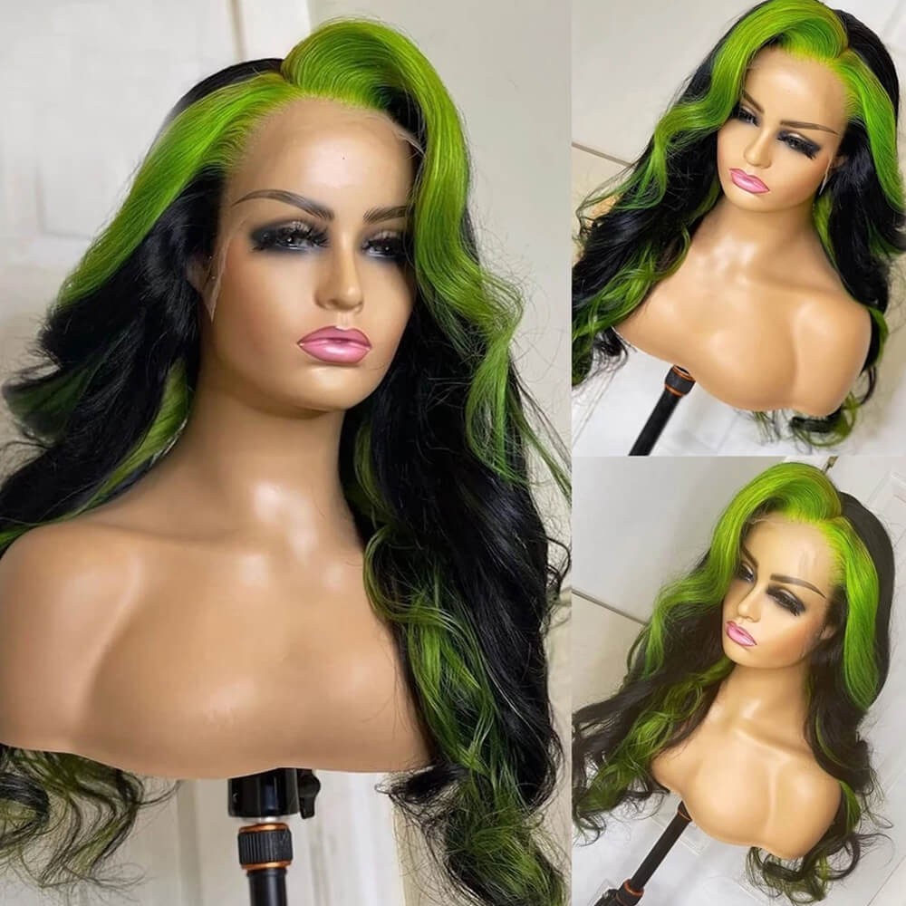 Inner Green Highlight Body Wave