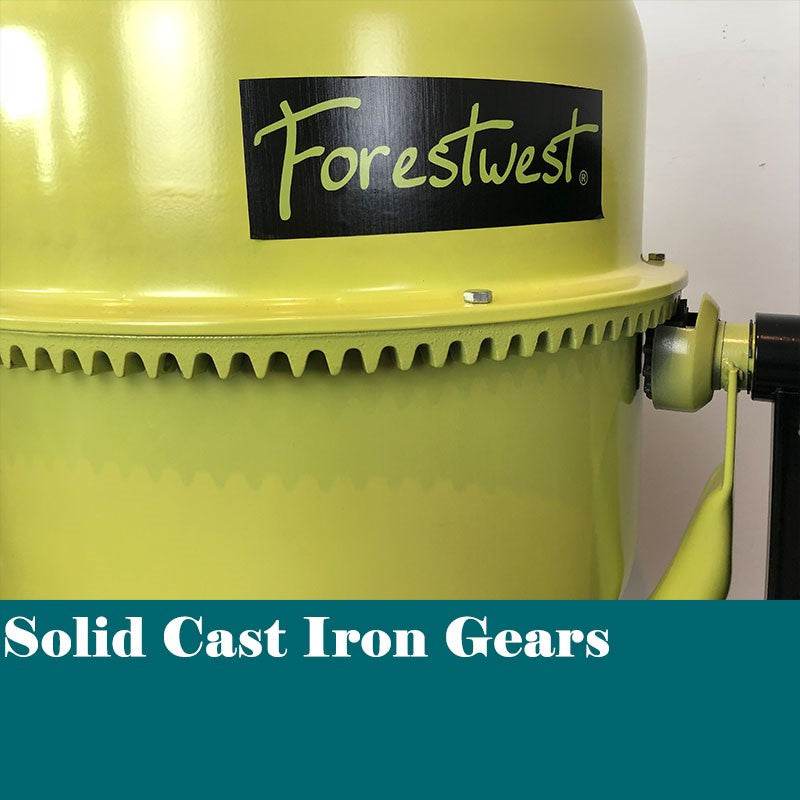 Forestwest 120L 450W Electric Cement Mixer - Portable Concrete Mixer for Construction, DIY Projects, and Home Renovation - Perfect for Mixing Mortar, Stucco, and Concrete