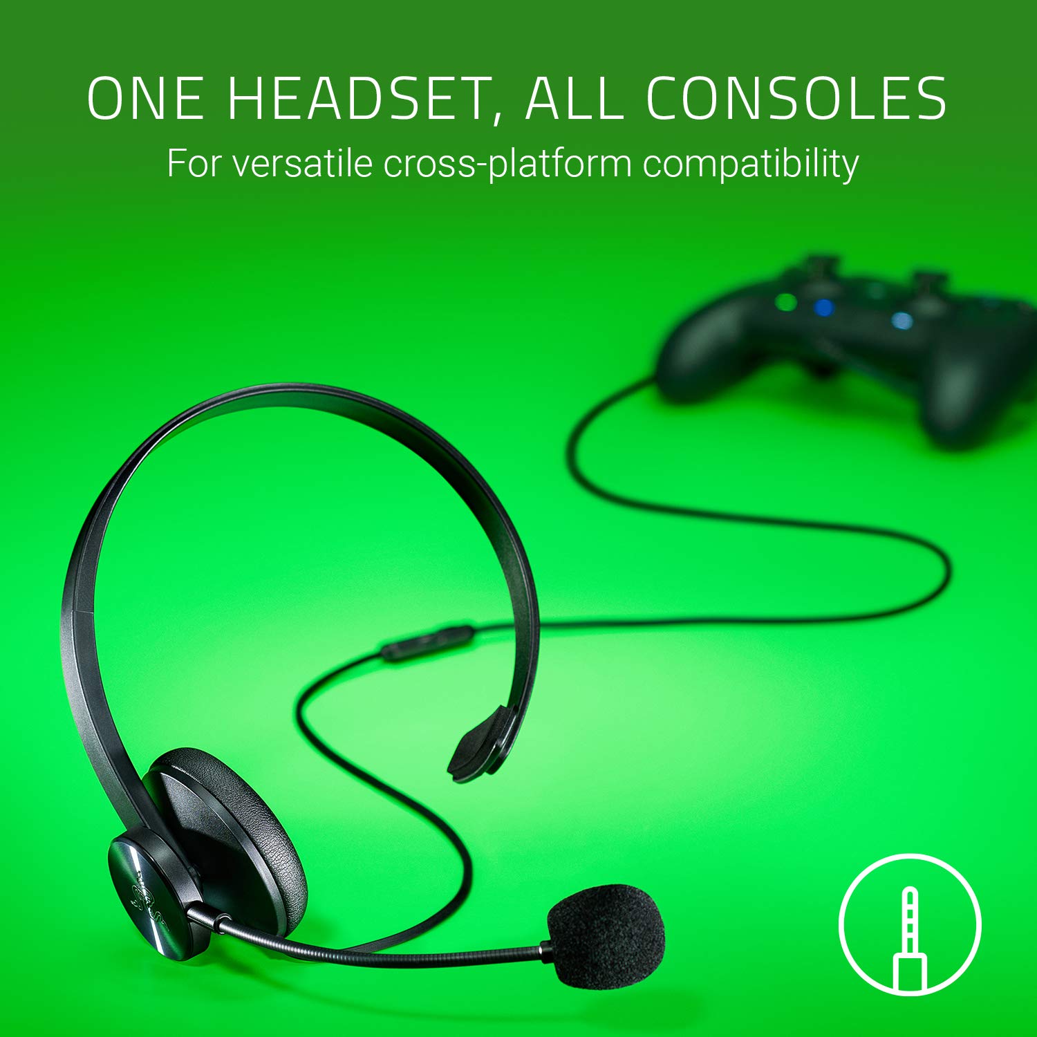 Razer Tetra Streaming Headset - Lightweight Gaming Headset with Bendable Cardioid Mic for PC, Xbox, PS4, Nintendo Switch (Reversible Ear Cups) | Perfect for Live Streaming, Esports & Online Gaming