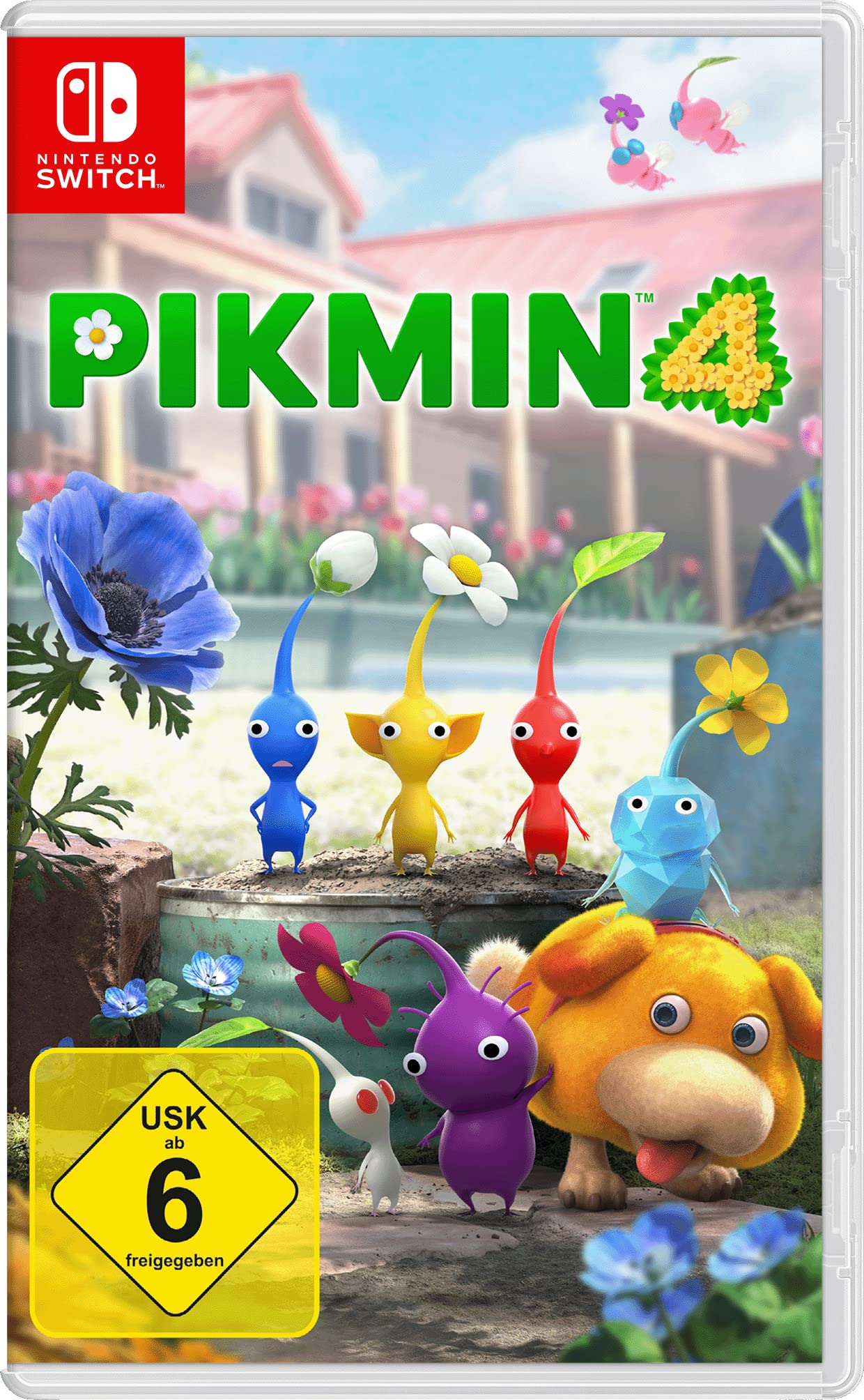 Pikmin 4 for Nintendo Switch - Adventure Strategy Game with Cute Plant Creatures | Perfect for Family Fun & Single Player Campaigns