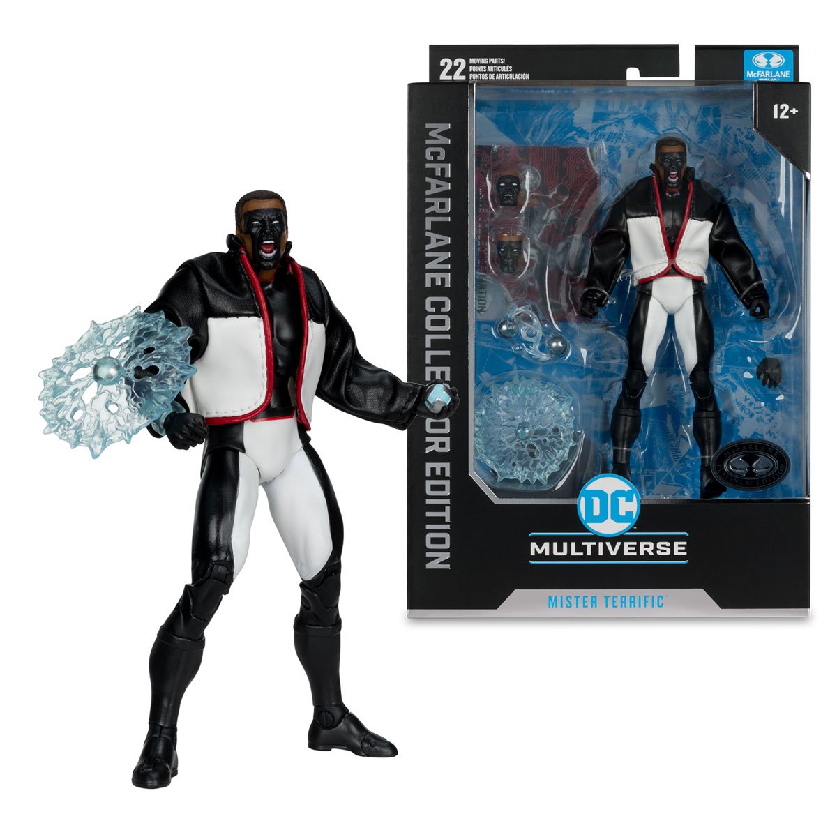 Mister Terrific (JSA) Platinum Edition DC Multiverse Collector Action Figure - Premium Collectible for DC Fans, Display & Play Scenes