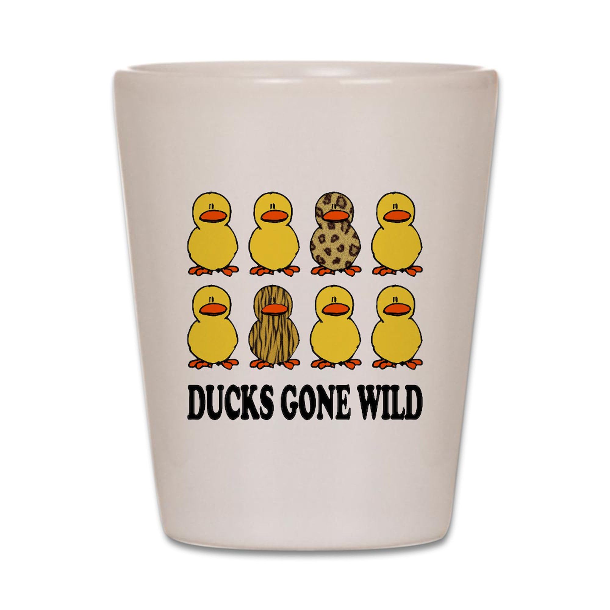 Funny Ducks Gone Wild Shot Glass - Unique Novelty Drinking Cup for Parties, Gifts & Collectibles | Perfect for Bars, Bachelorette & Game Nights