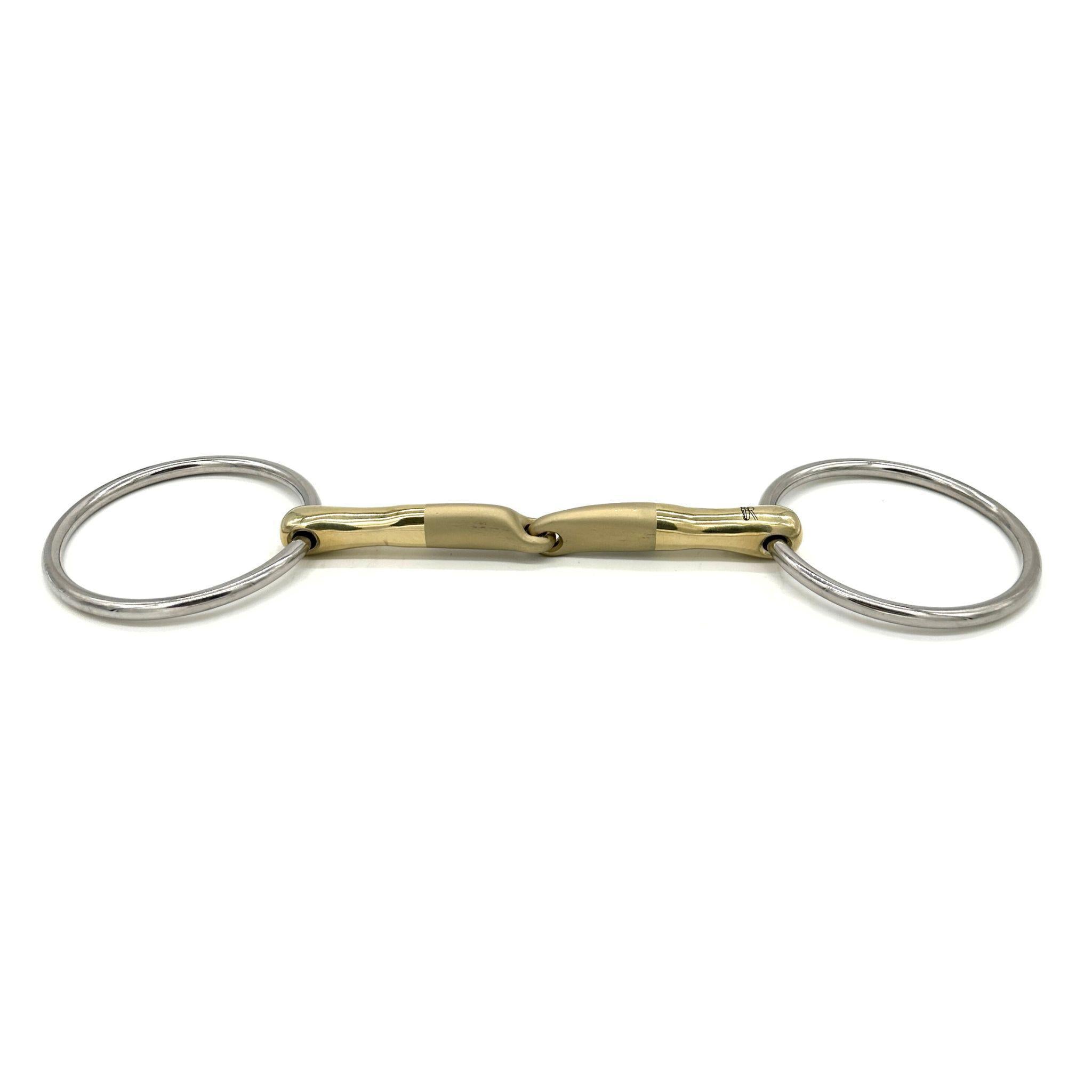 AJR ContourEase Loose Ring Bit - Comfort Horse Bit for Training & Riding - Perfect for Dressage, Jumping & Trail Riding