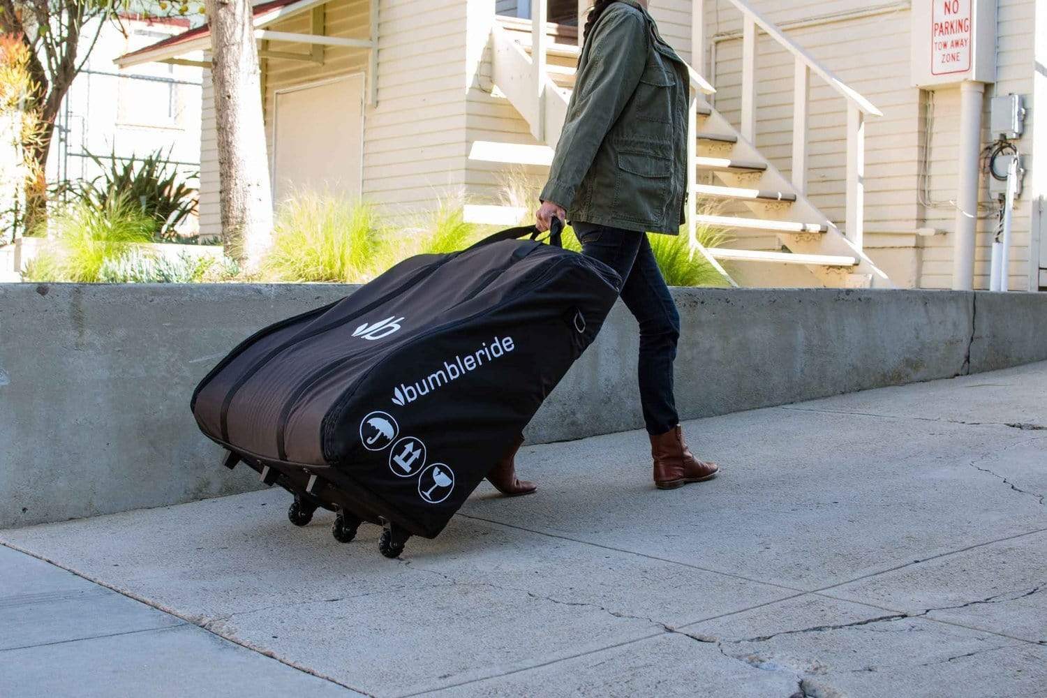 Bumbleride Indie Twin Stroller Travel Bag - Waterproof & Durable for Airplane & Car Travel - Perfect for Family Vacations & Daily Outings