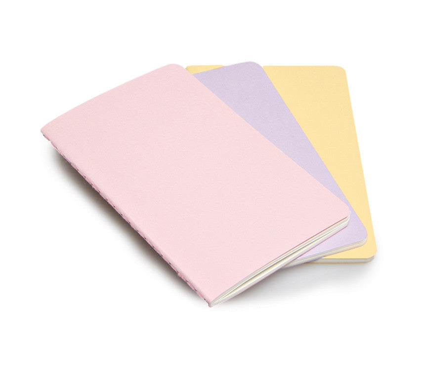 Premium Moleskine Ruled Cahier Journal Set - 3 Pack with Durable Cardboard Cover for Note Taking, Sketching & Daily Planning | Perfect for Students, Artists & Professionals