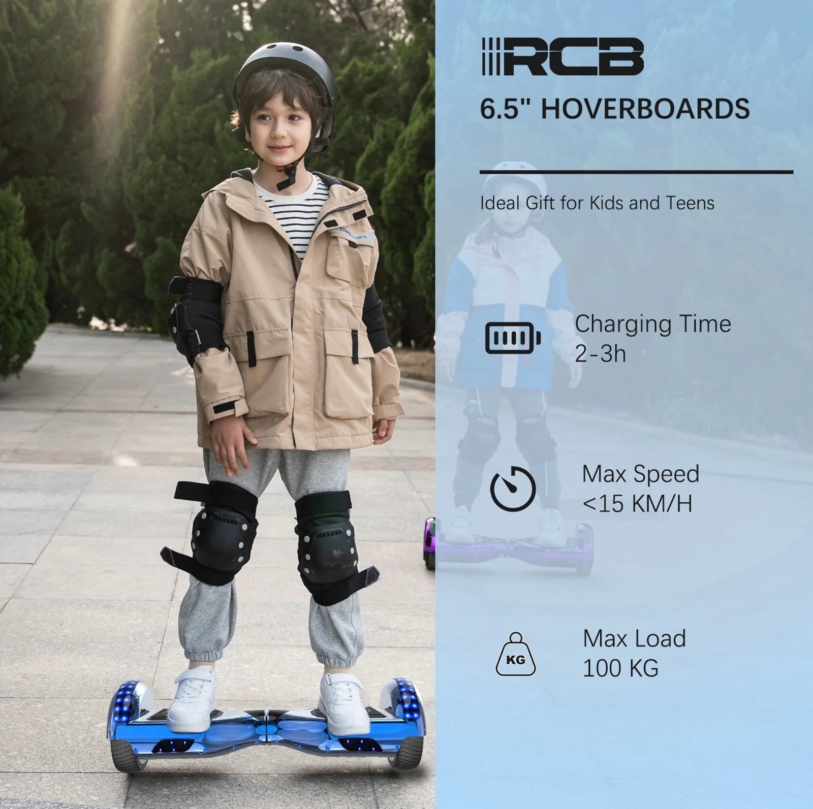 **RCB Hoverboard for Kids - 6.5