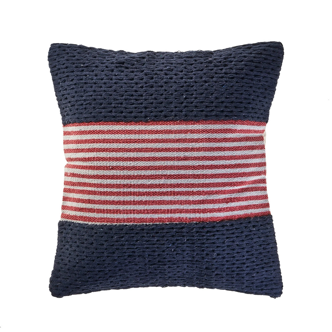 Americana Accent Pillow - Decorative Throw Pillow for Couch, Sofa & Bed - Farmhouse & Rustic Home Decor - Perfect for Living Room, Bedroom & Nursery