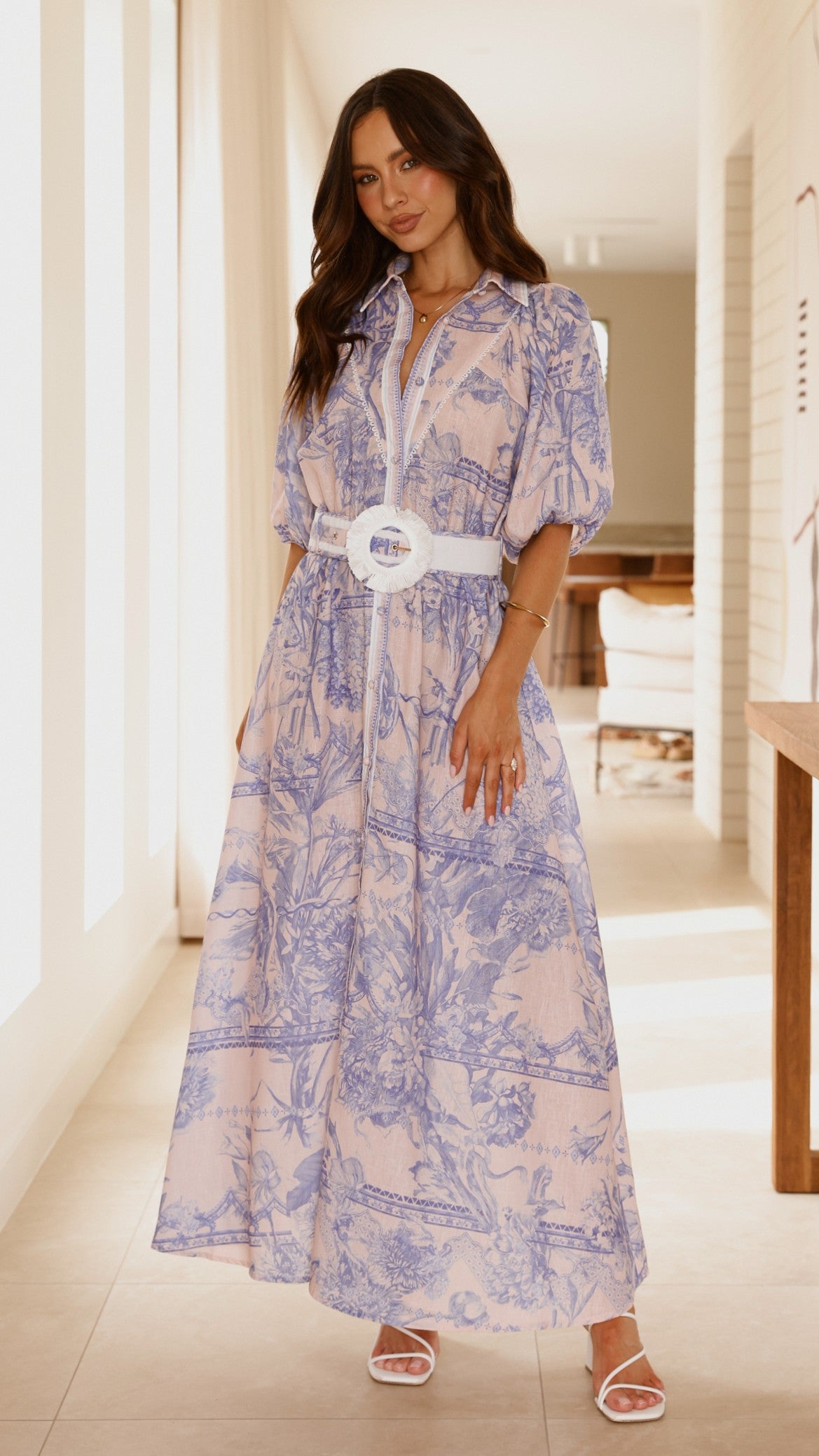 Hedley Maxi Dress for Women - Elegant Flowy Summer Dress with Pockets | Perfect for Beach Vacations, Date Nights & Casual Outings